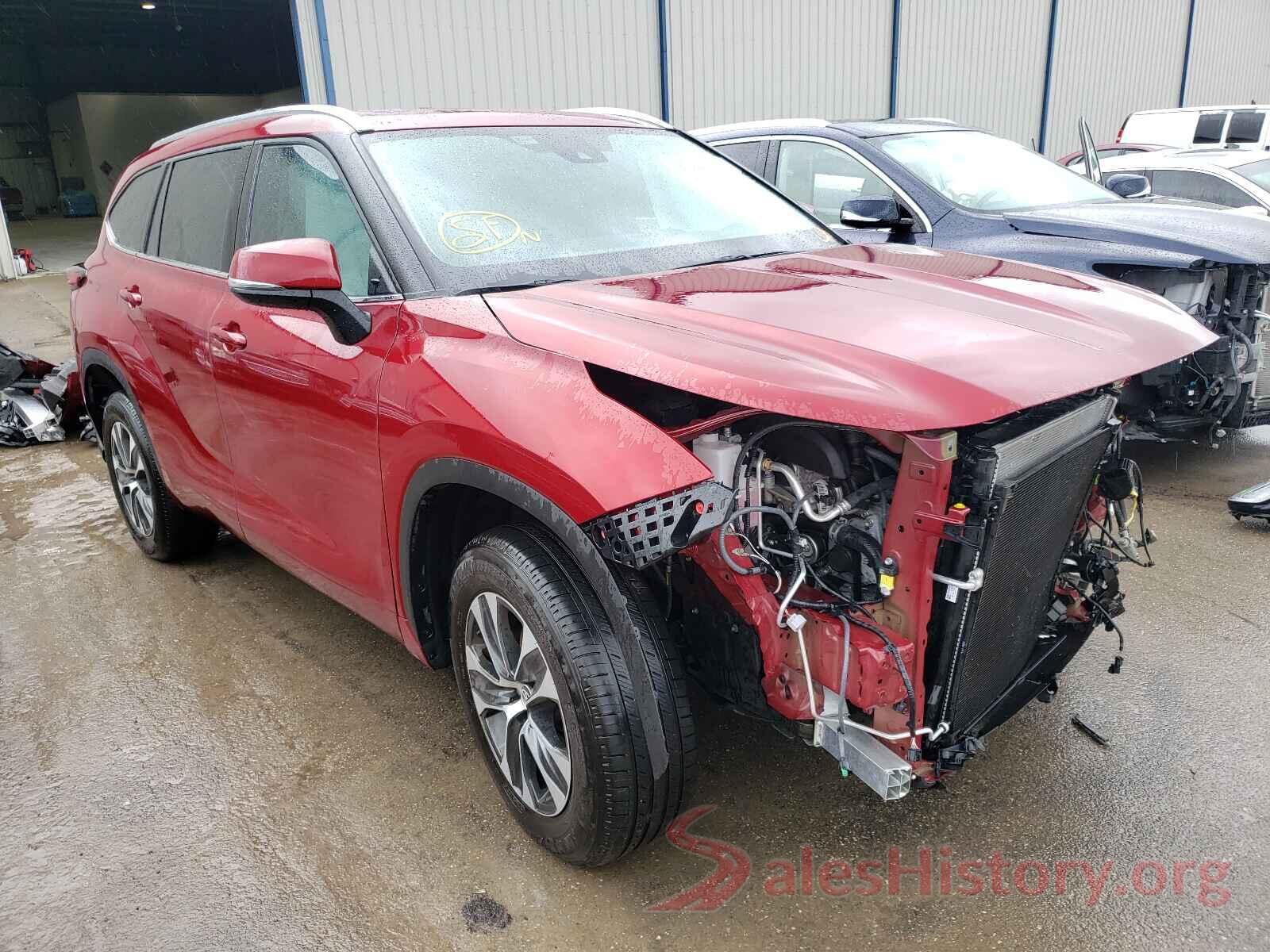 5TDGZRAH9LS001632 2020 TOYOTA HIGHLANDER