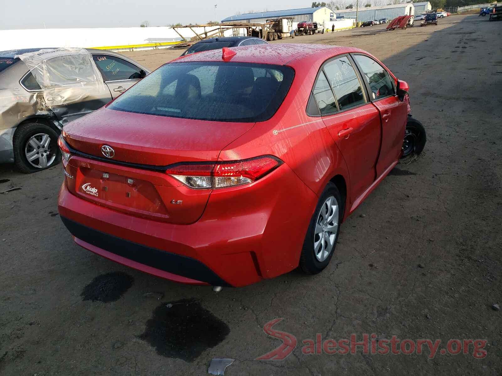 5YFEPRAE2LP077947 2020 TOYOTA COROLLA