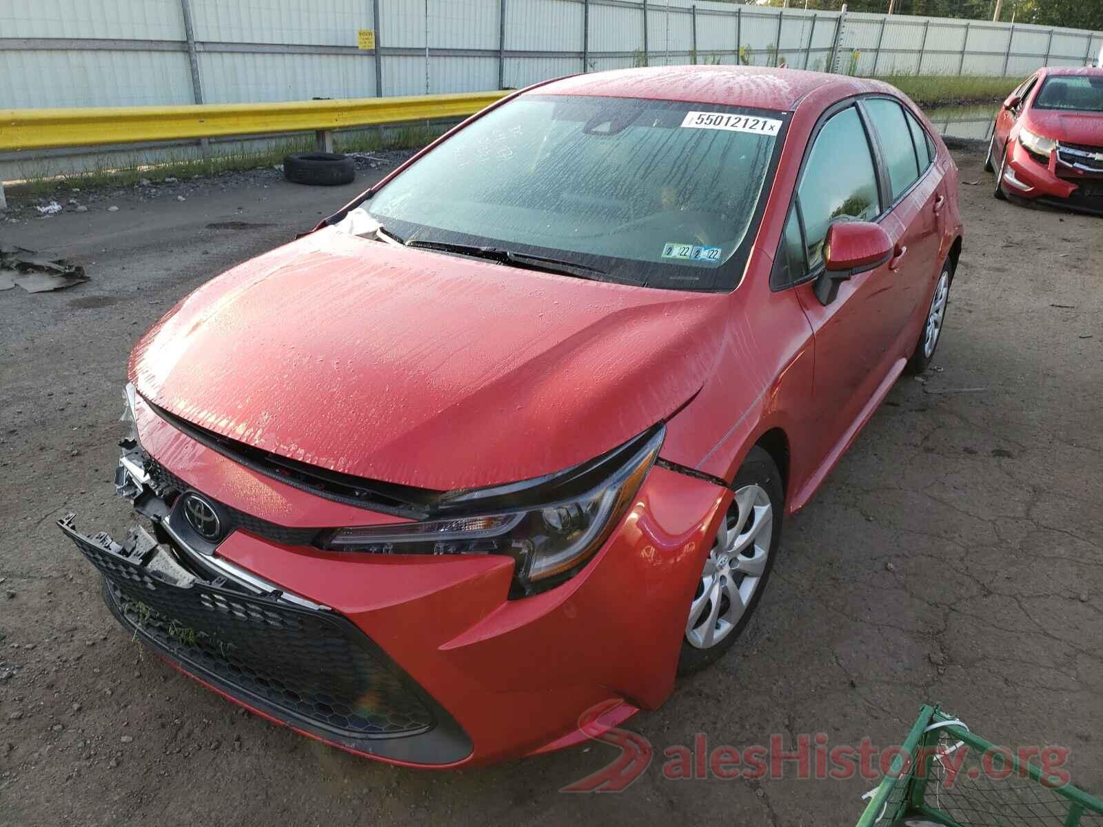 5YFEPRAE2LP077947 2020 TOYOTA COROLLA