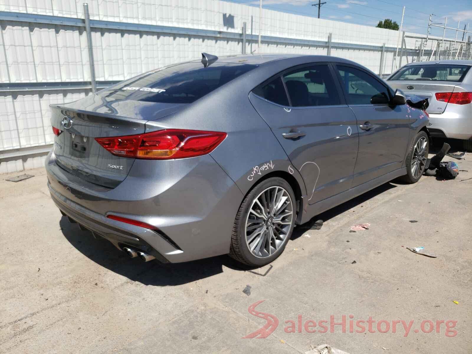 KMHD04LBXJU542069 2018 HYUNDAI ELANTRA