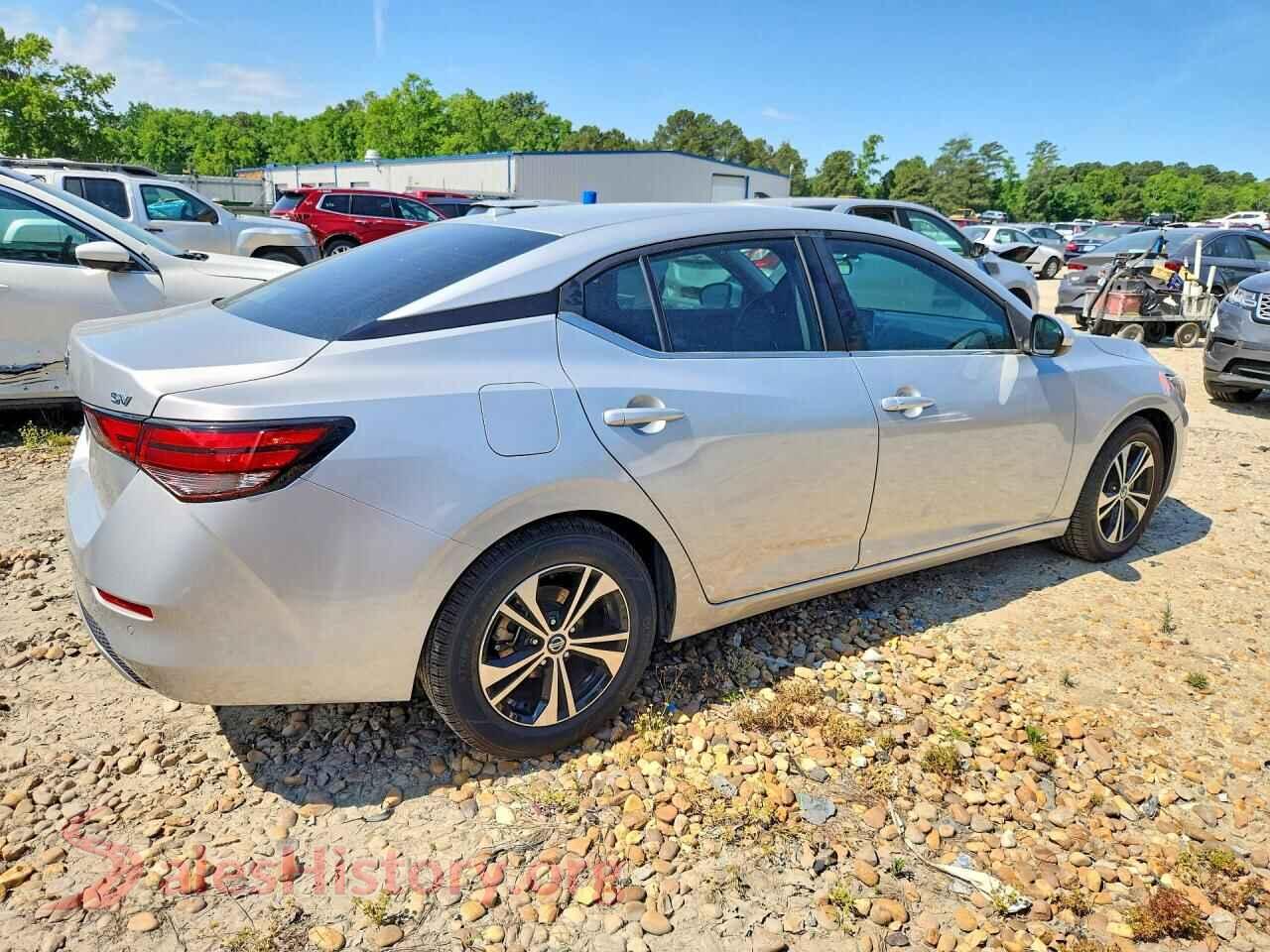 2023 NISSAN SENTRA VIN 3N1AB8CV3PY270198, right side view