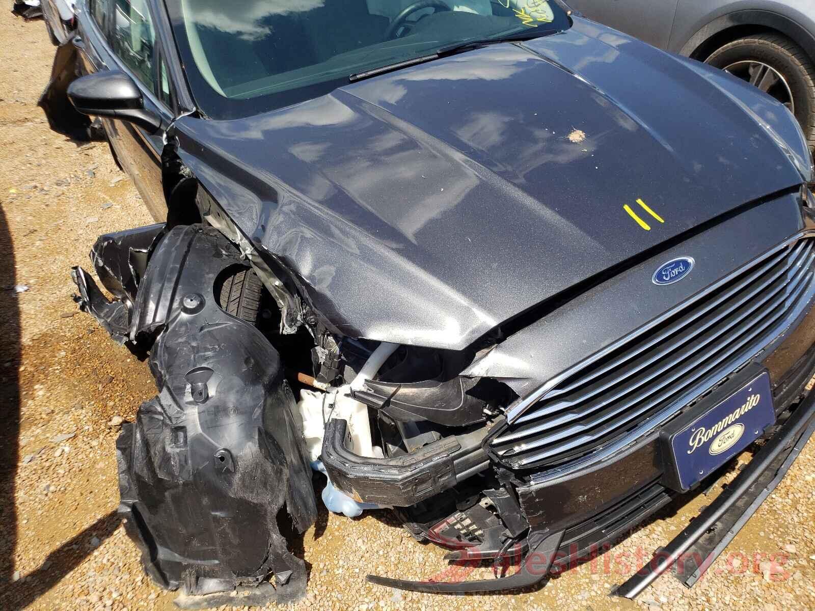 3FA6P0G75KR172106 2019 FORD FUSION