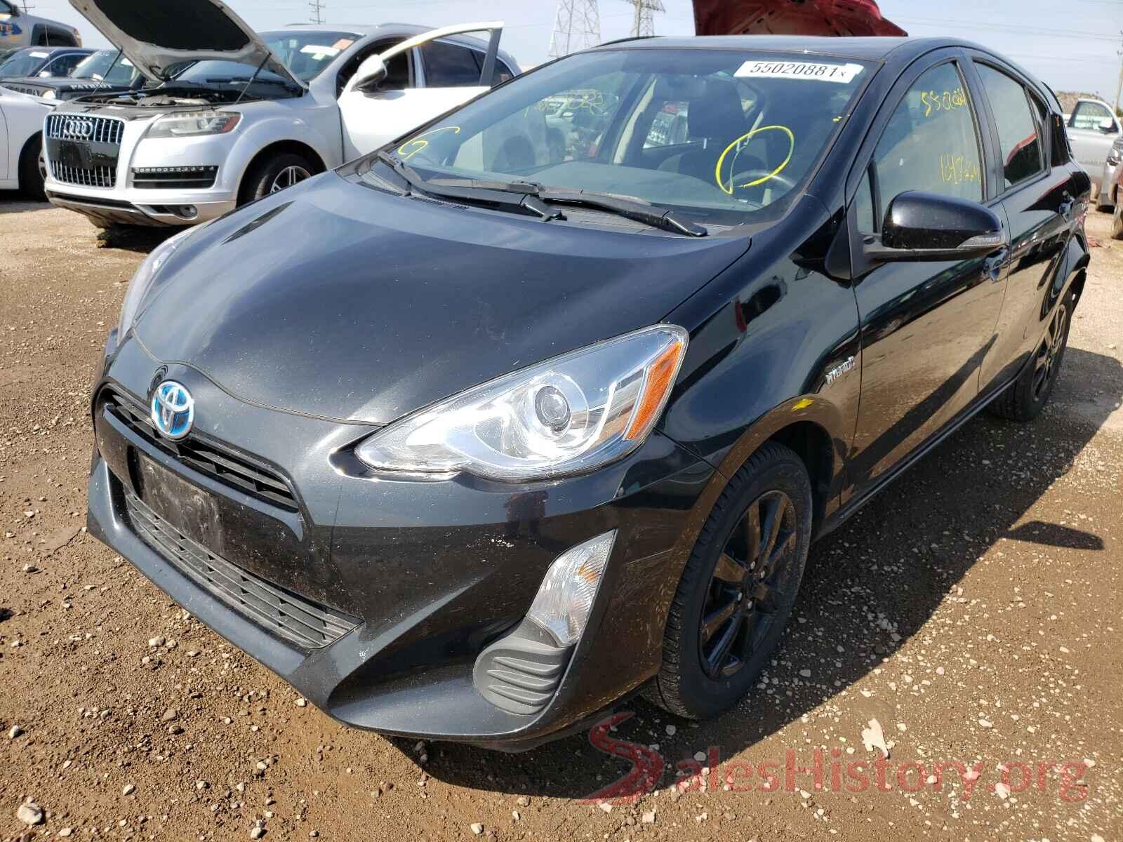 JTDKDTB33G1115587 2016 TOYOTA PRIUS