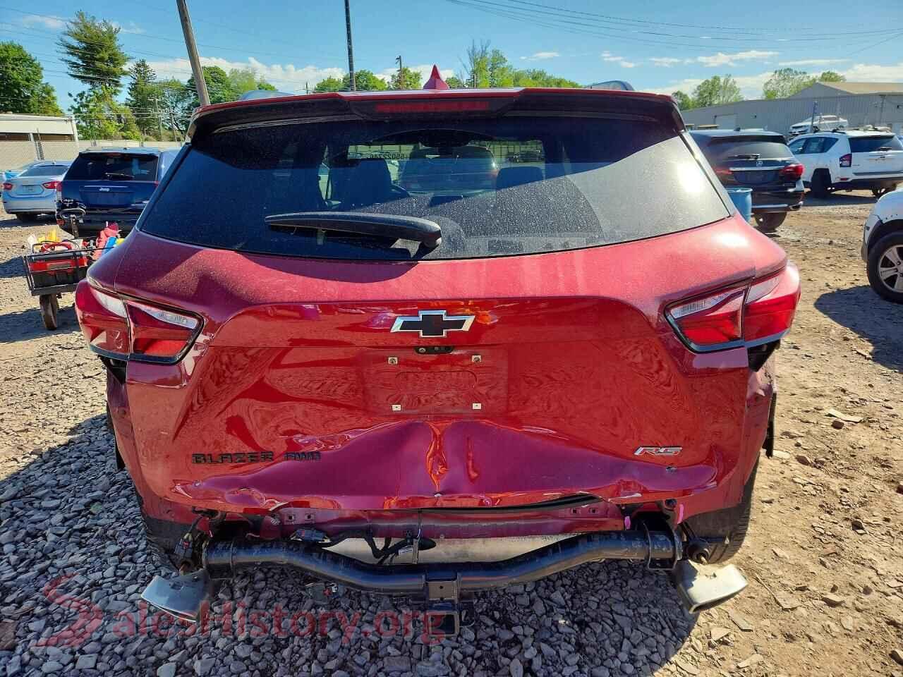 2020 CHEVROLET BLAZER VIN 3GNKBKRSXLS617249, left side view