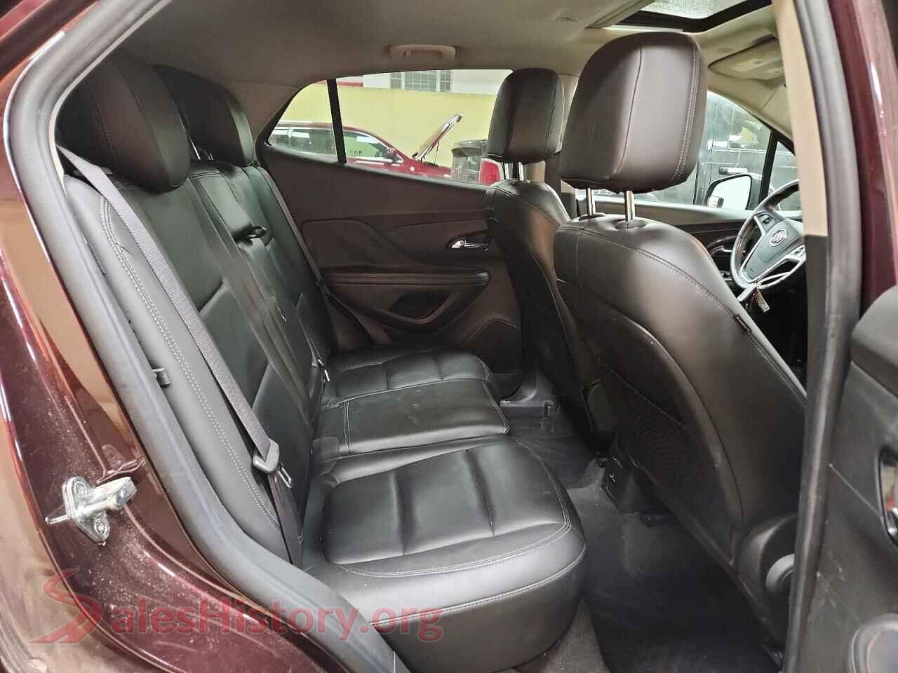 2017 BUICK ENCORE VIN KL4CJDSB9HB135665, VIN plate
