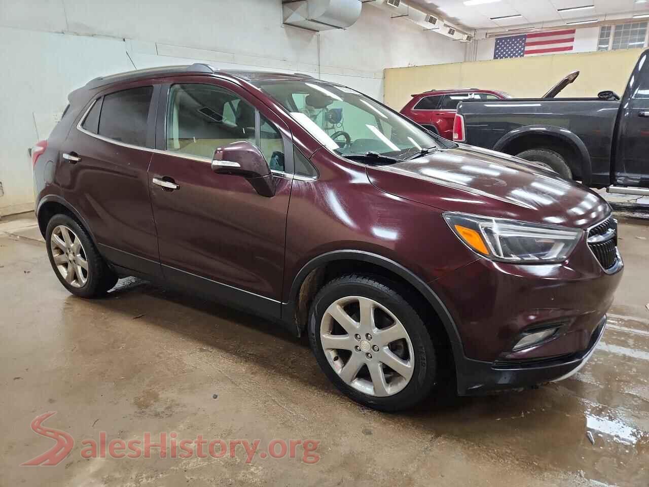 2017 BUICK ENCORE VIN KL4CJDSB9HB135665, rear 3/4 view