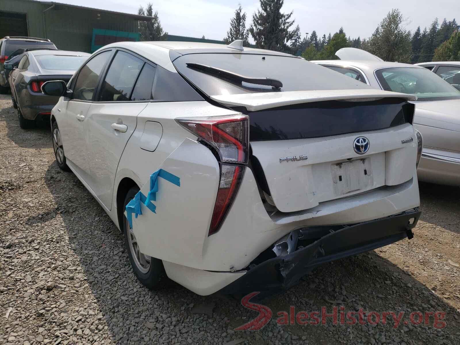 JTDKBRFU5G3504117 2016 TOYOTA PRIUS