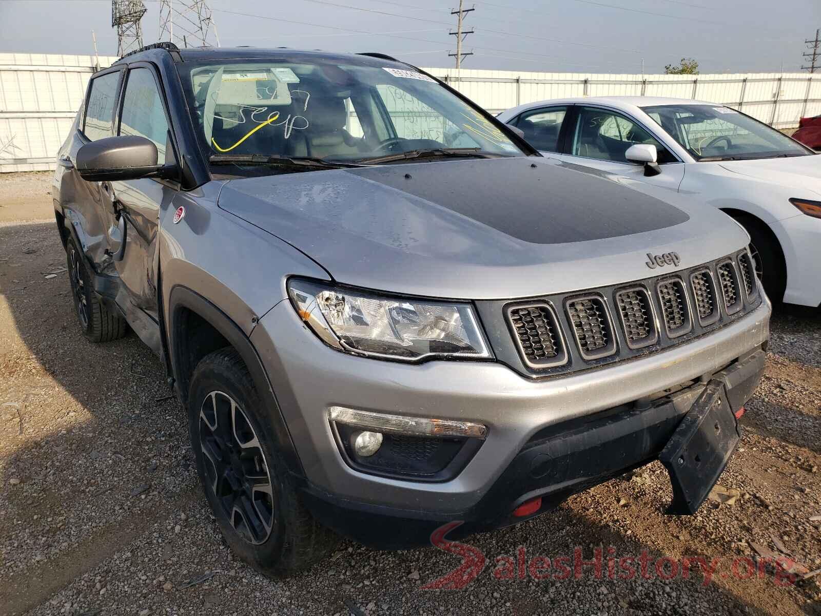 3C4NJDDB2LT184287 2020 JEEP COMPASS