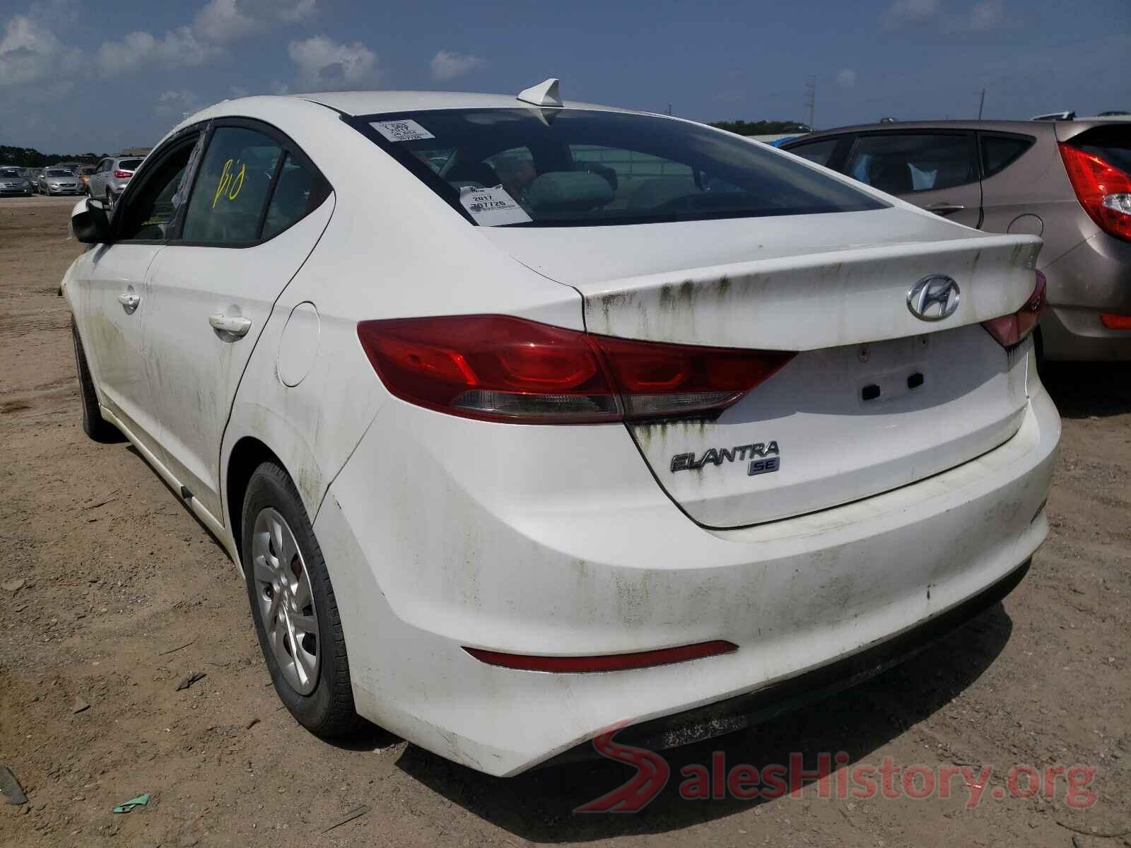 5NPD74LF1HH100661 2017 HYUNDAI ELANTRA