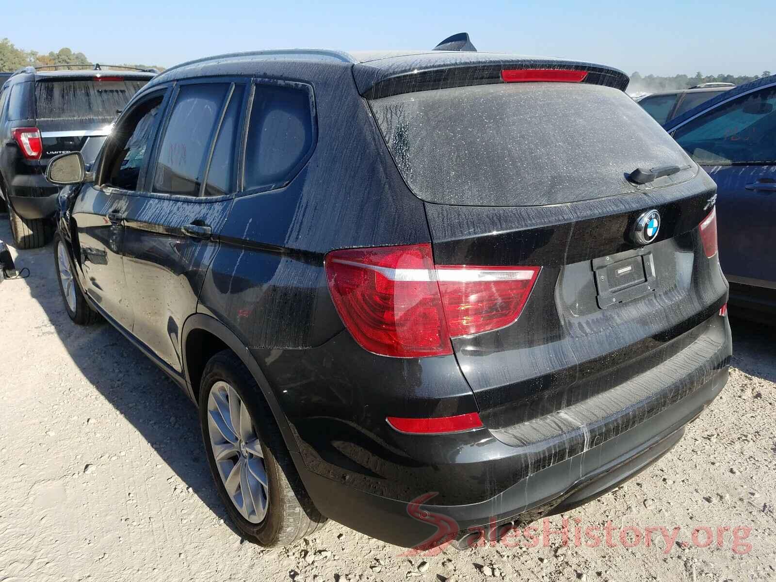 5UXWX9C53H0T02877 2017 BMW X3