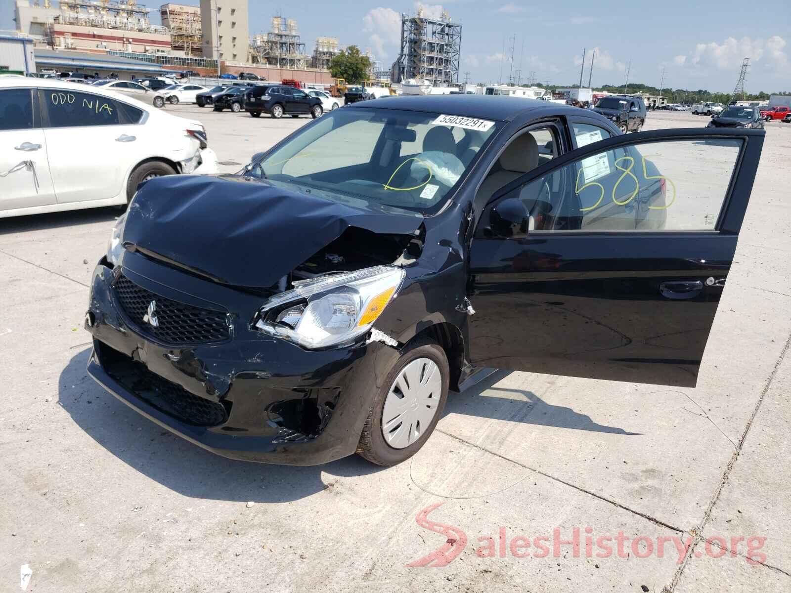 ML32F3FJ6LHF08459 2020 MITSUBISHI MIRAGE