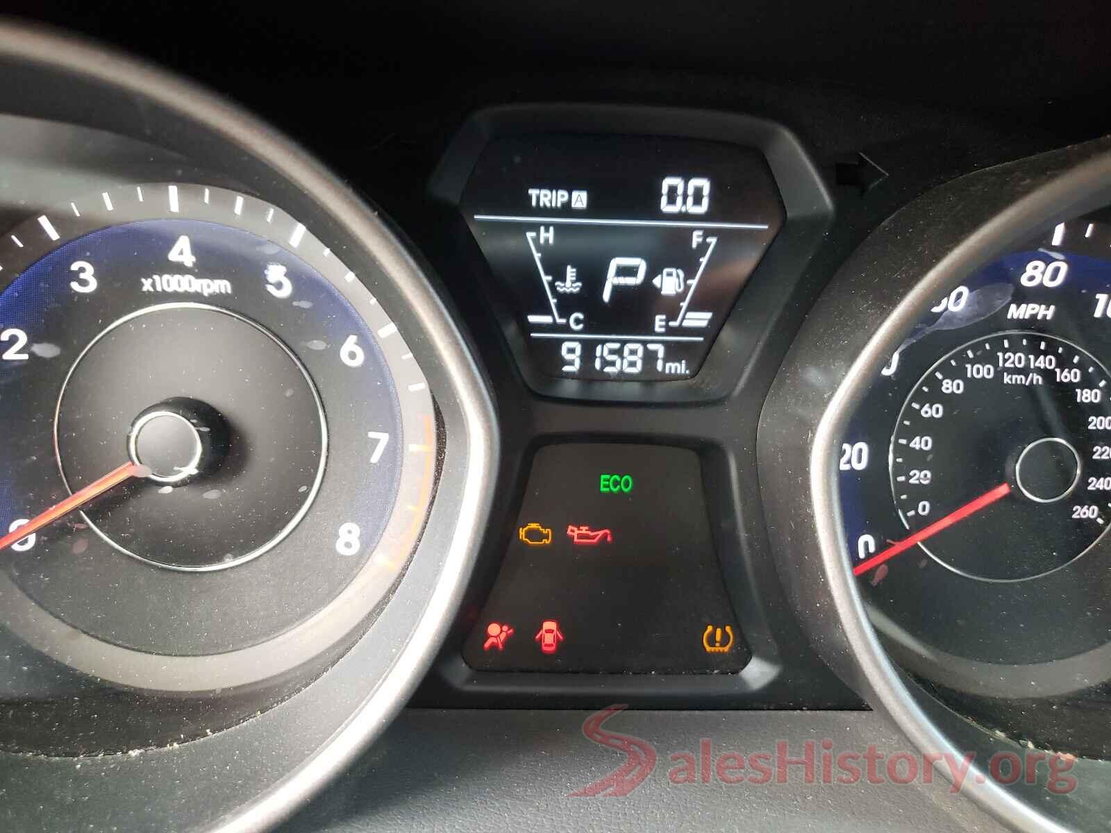 5NPDH4AE9GH718638 2016 HYUNDAI ELANTRA