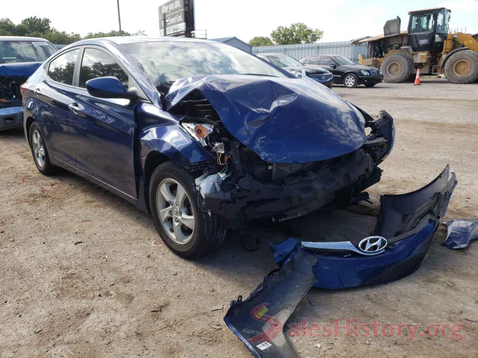 5NPDH4AE9GH718638 2016 HYUNDAI ELANTRA