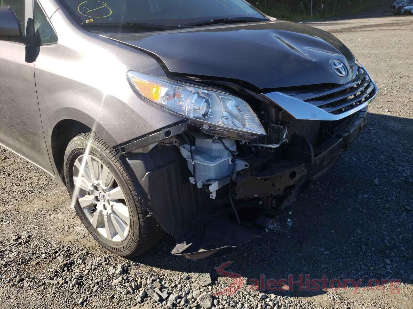 5TDDK3DC9GS129640 2016 TOYOTA SIENNA