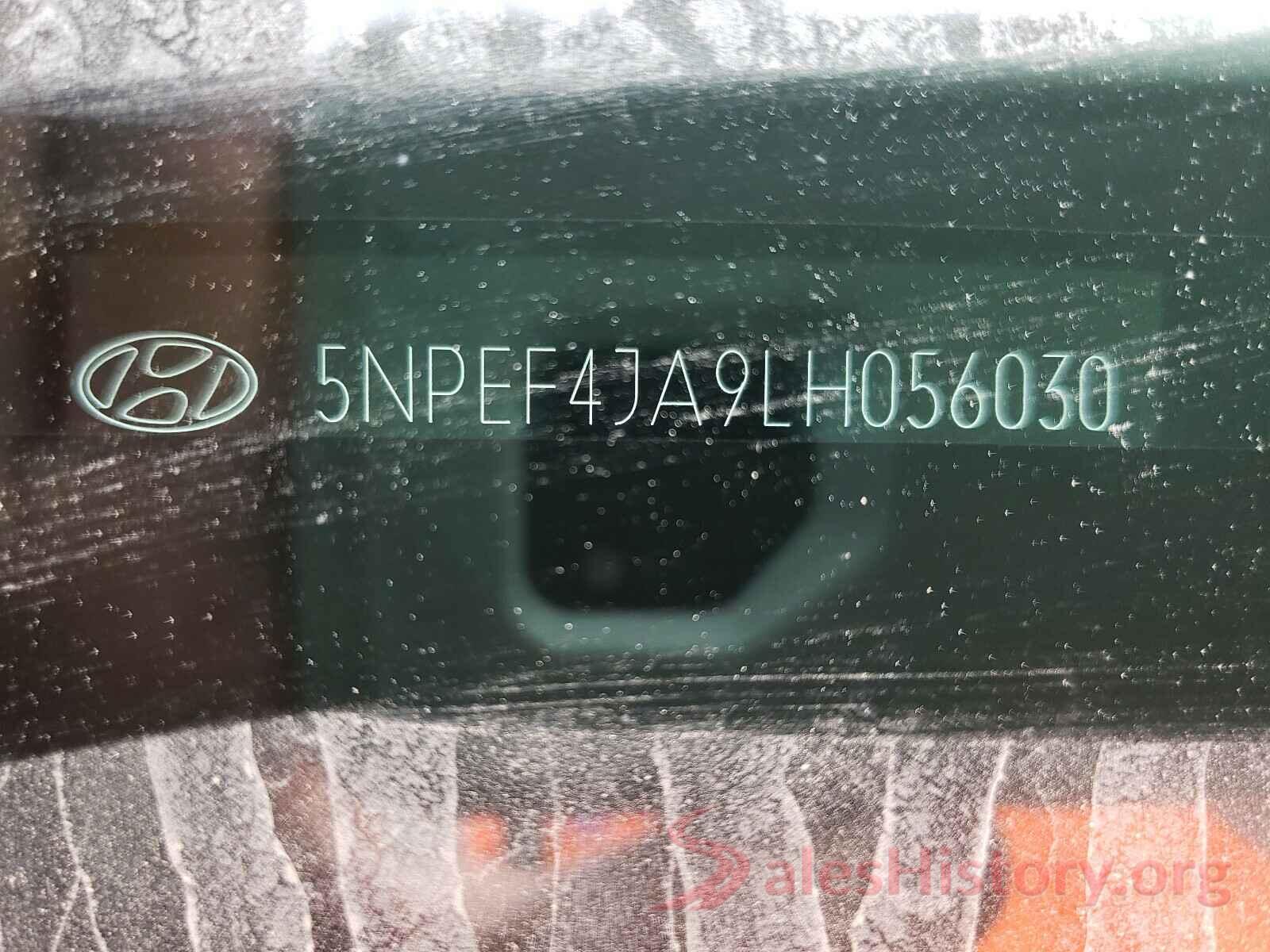 5NPEF4JA9LH056030 2020 HYUNDAI SONATA