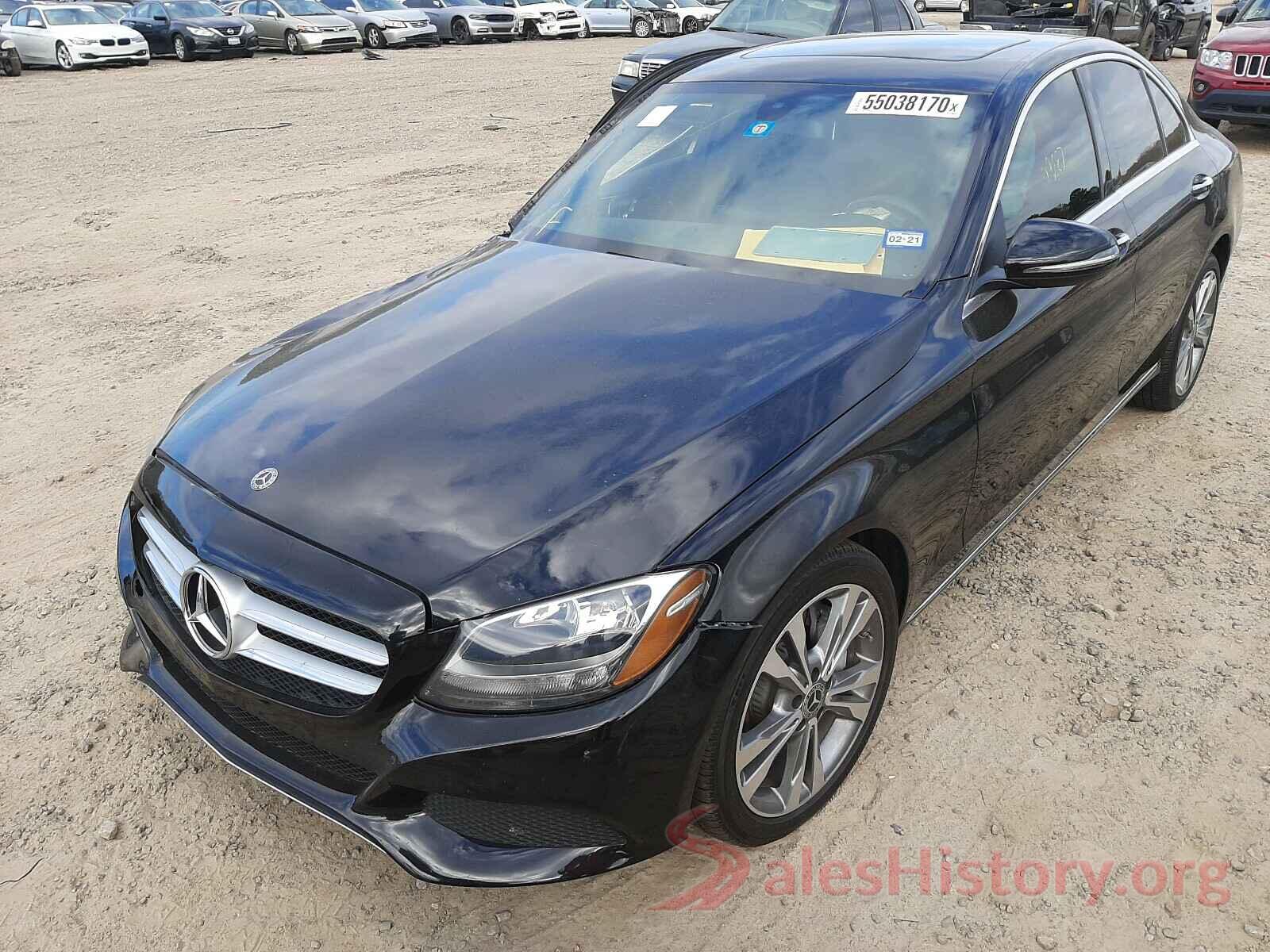 55SWF4JB3JU240709 2018 MERCEDES-BENZ C CLASS