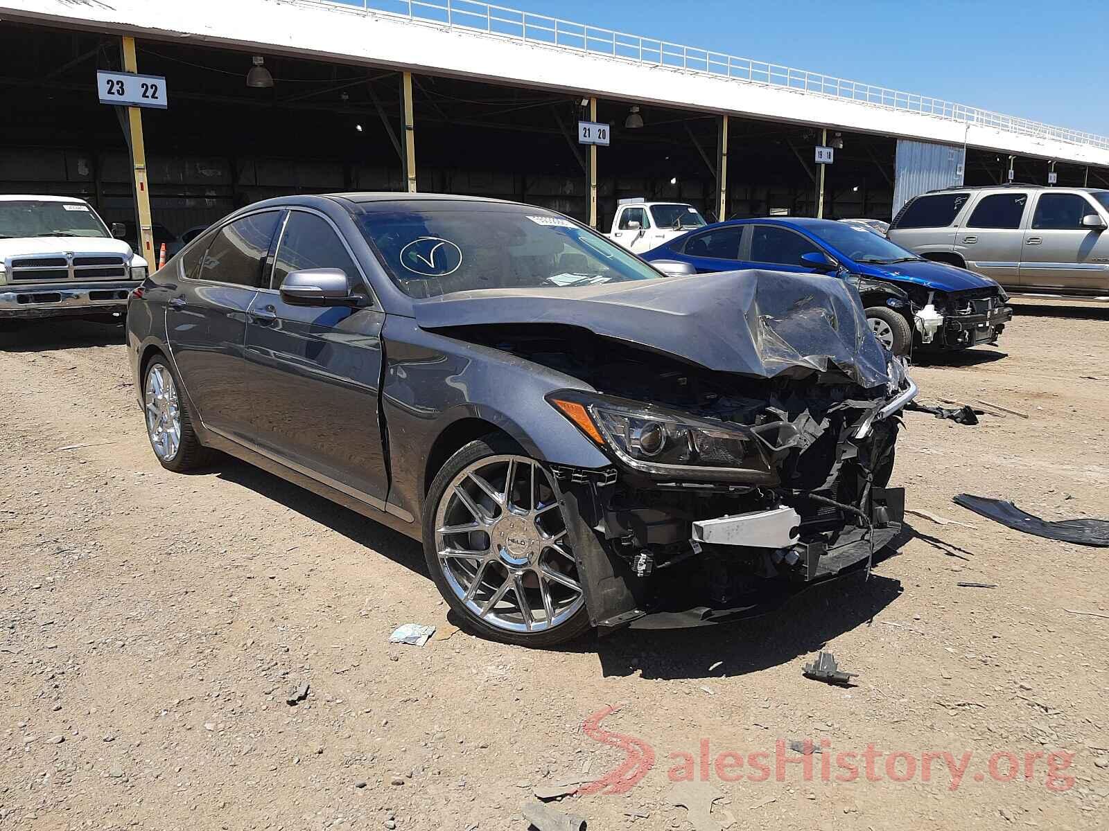 KMHGN4JEXGU121554 2016 HYUNDAI GENESIS