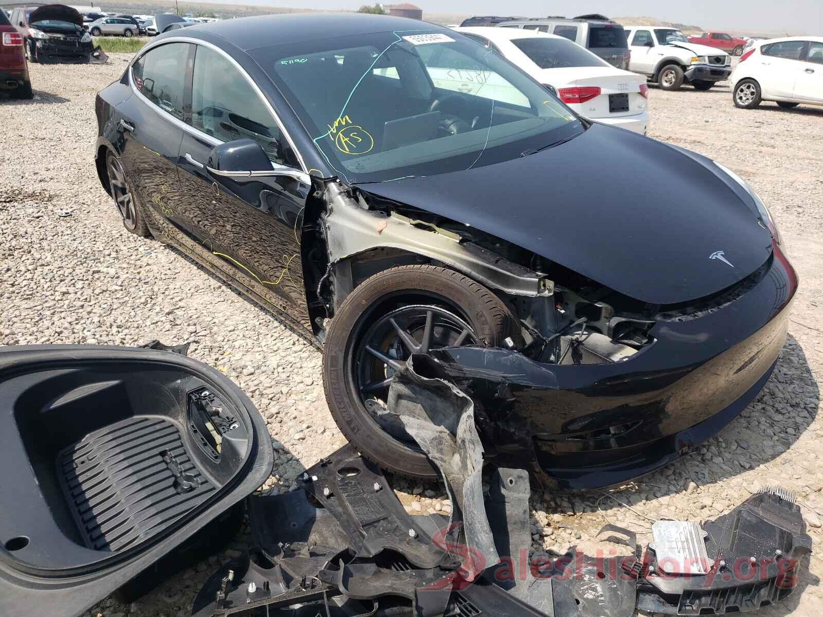 5YJ3E1EA6LF802161 2020 TESLA MODEL 3