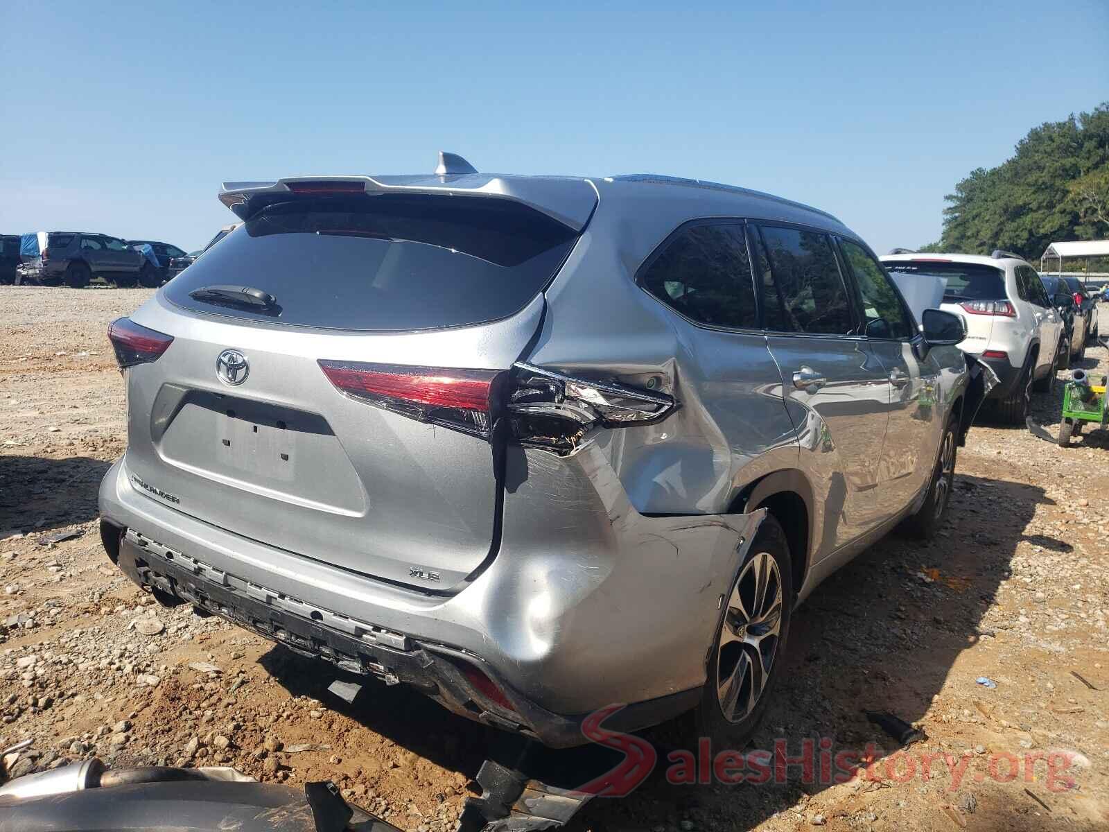 5TDGZRAH9LS505890 2020 TOYOTA HIGHLANDER