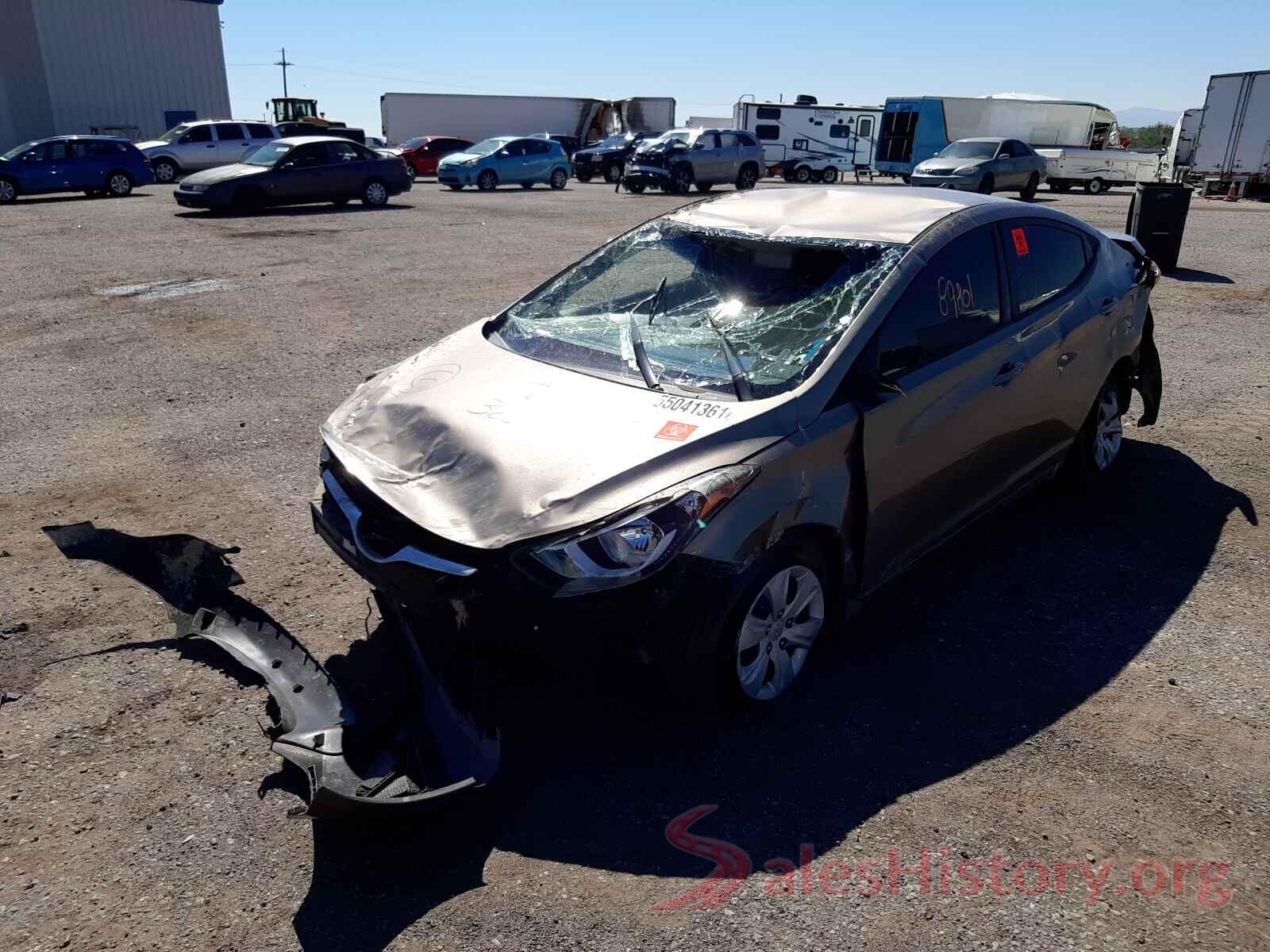 5NPDH4AE6GH693410 2016 HYUNDAI ELANTRA