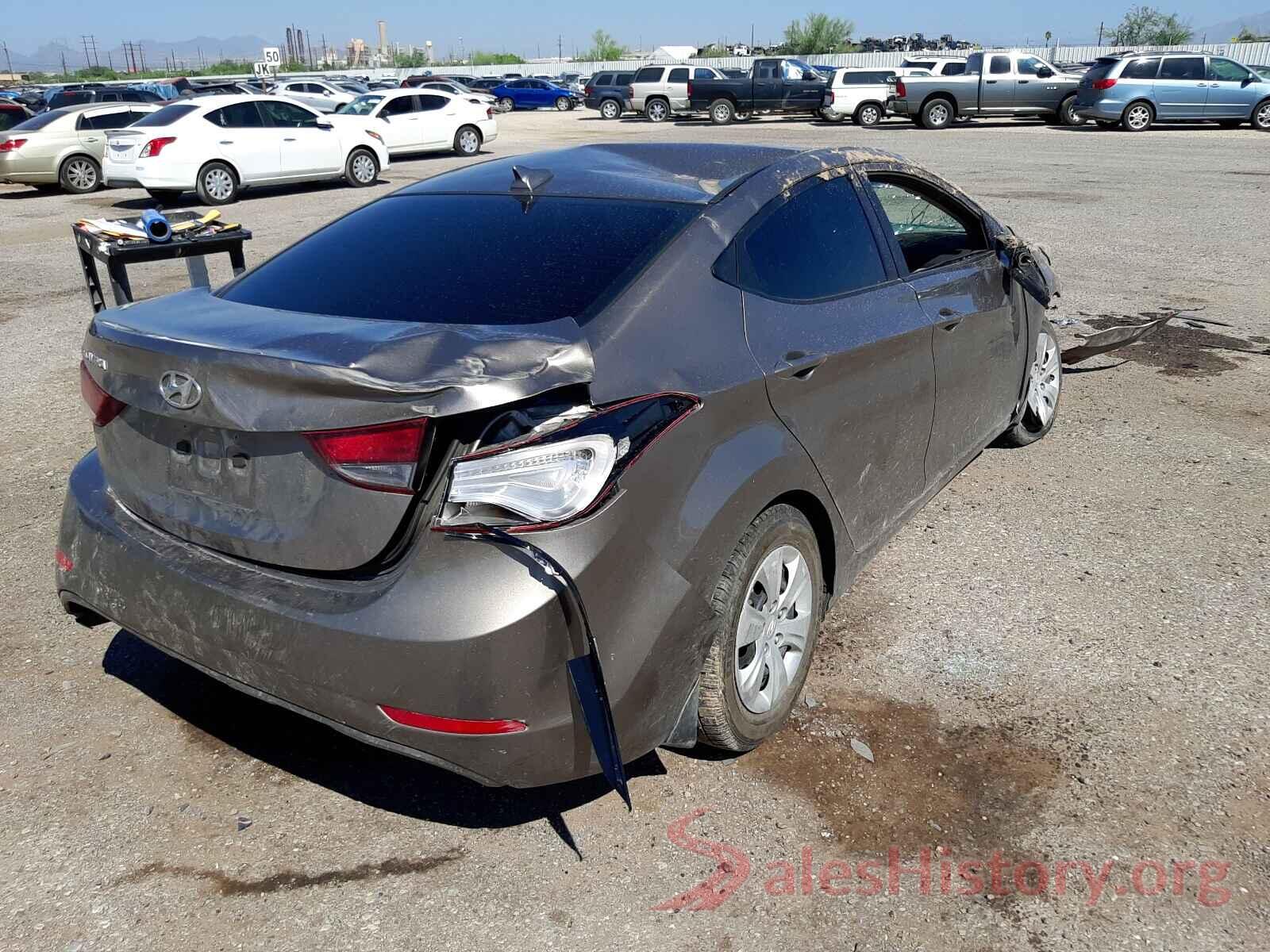 5NPDH4AE6GH693410 2016 HYUNDAI ELANTRA