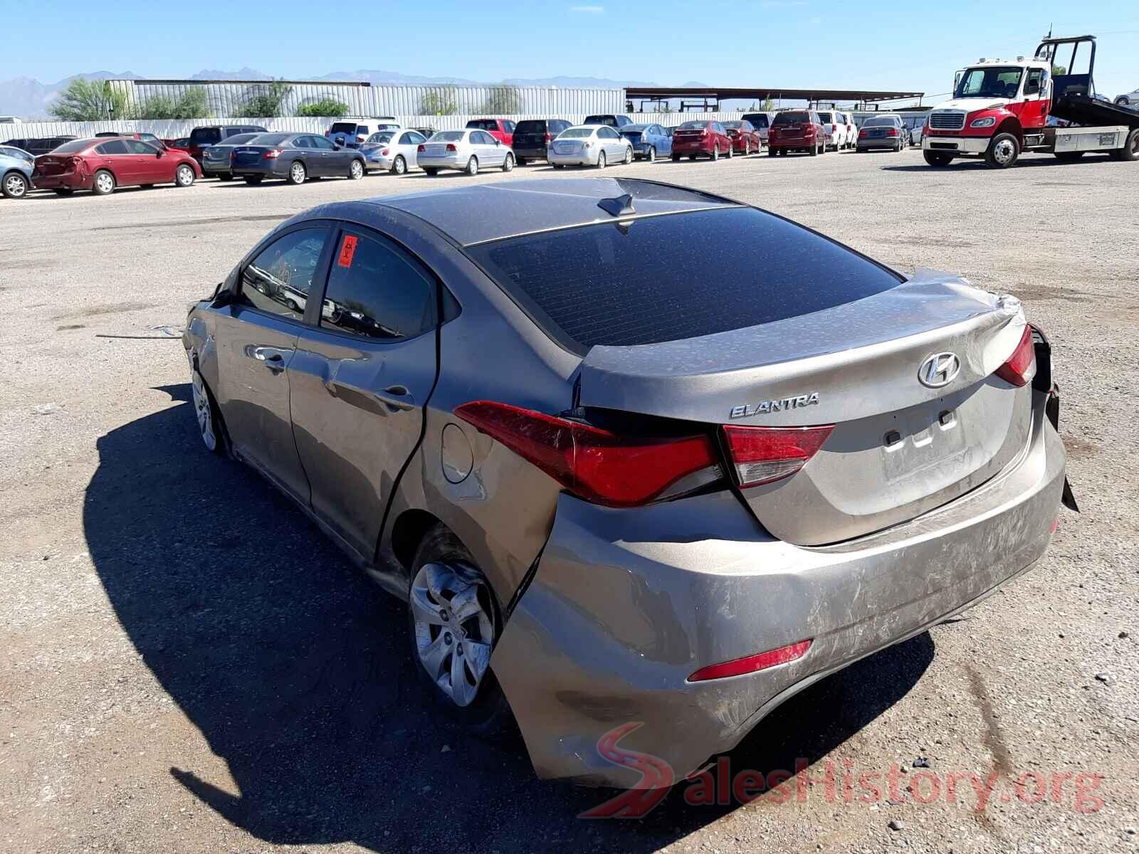 5NPDH4AE6GH693410 2016 HYUNDAI ELANTRA