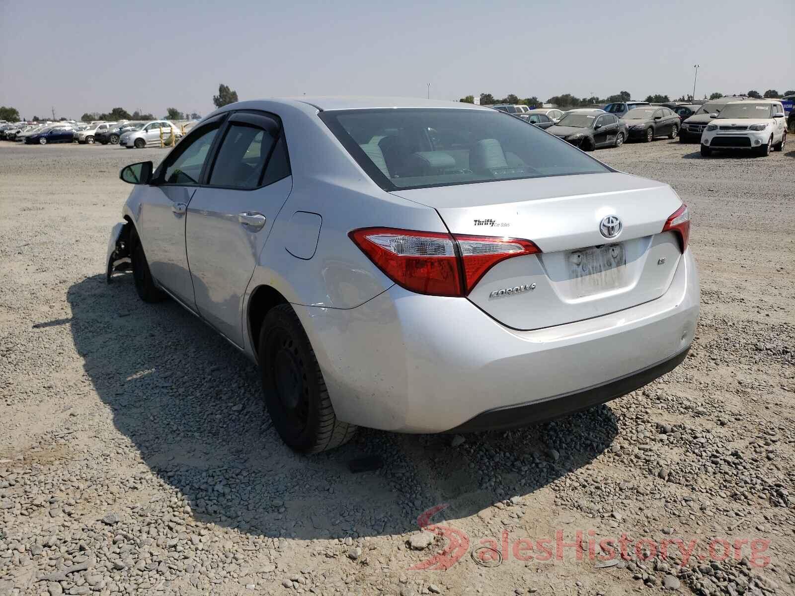 5YFBURHE4GP453037 2016 TOYOTA COROLLA