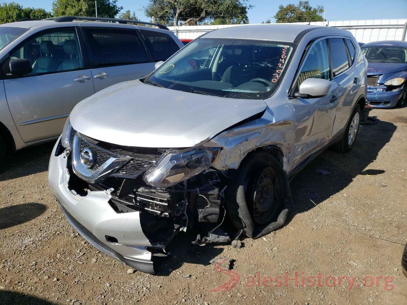 KNMAT2MT1GP660447 2016 NISSAN ROGUE