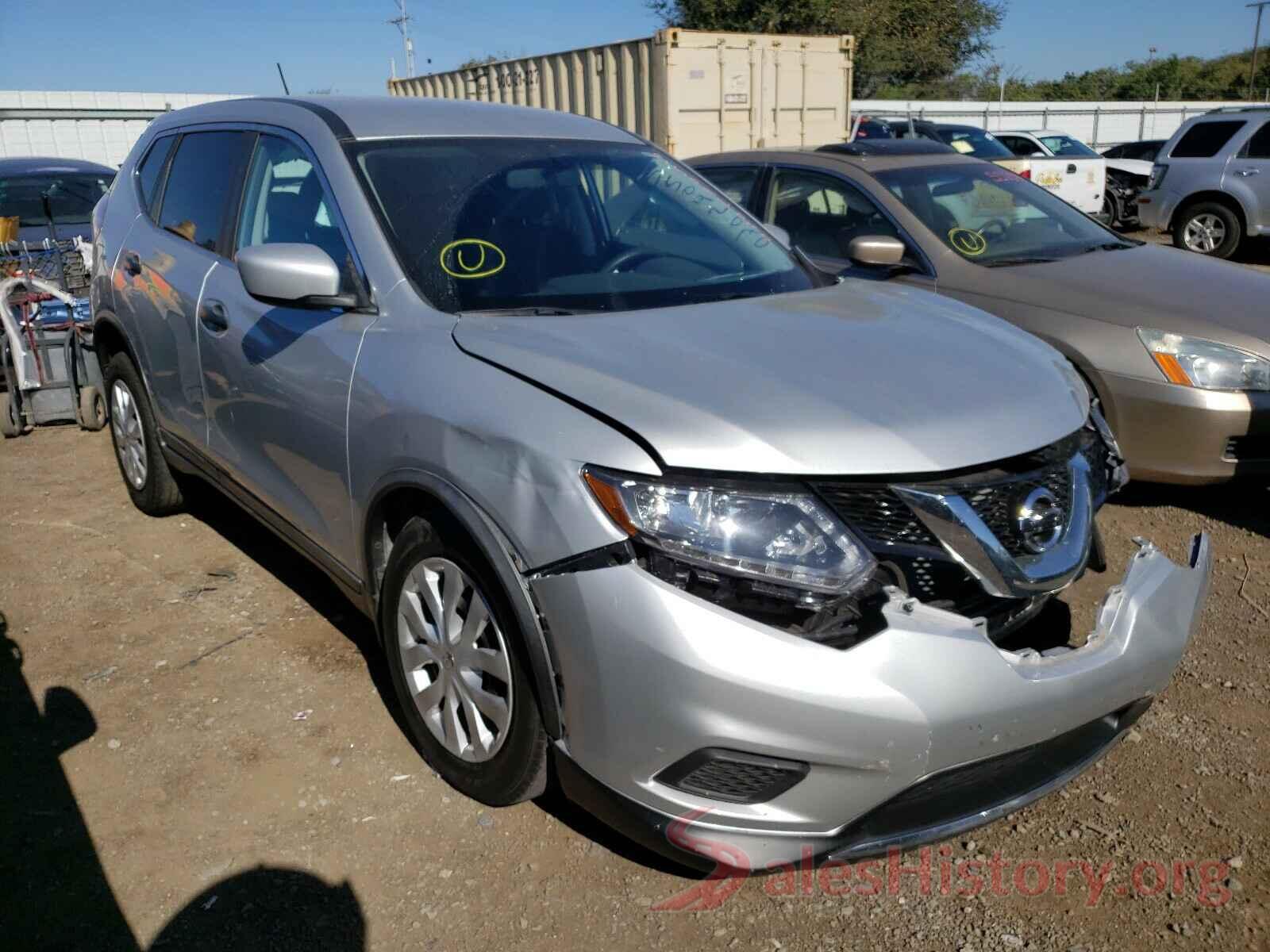 KNMAT2MT1GP660447 2016 NISSAN ROGUE