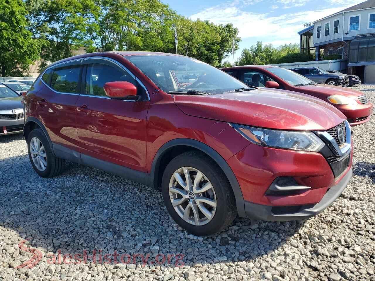 2020 NISSAN ROGUE VIN JN1BJ1CW2LW365392, rear 3/4 view