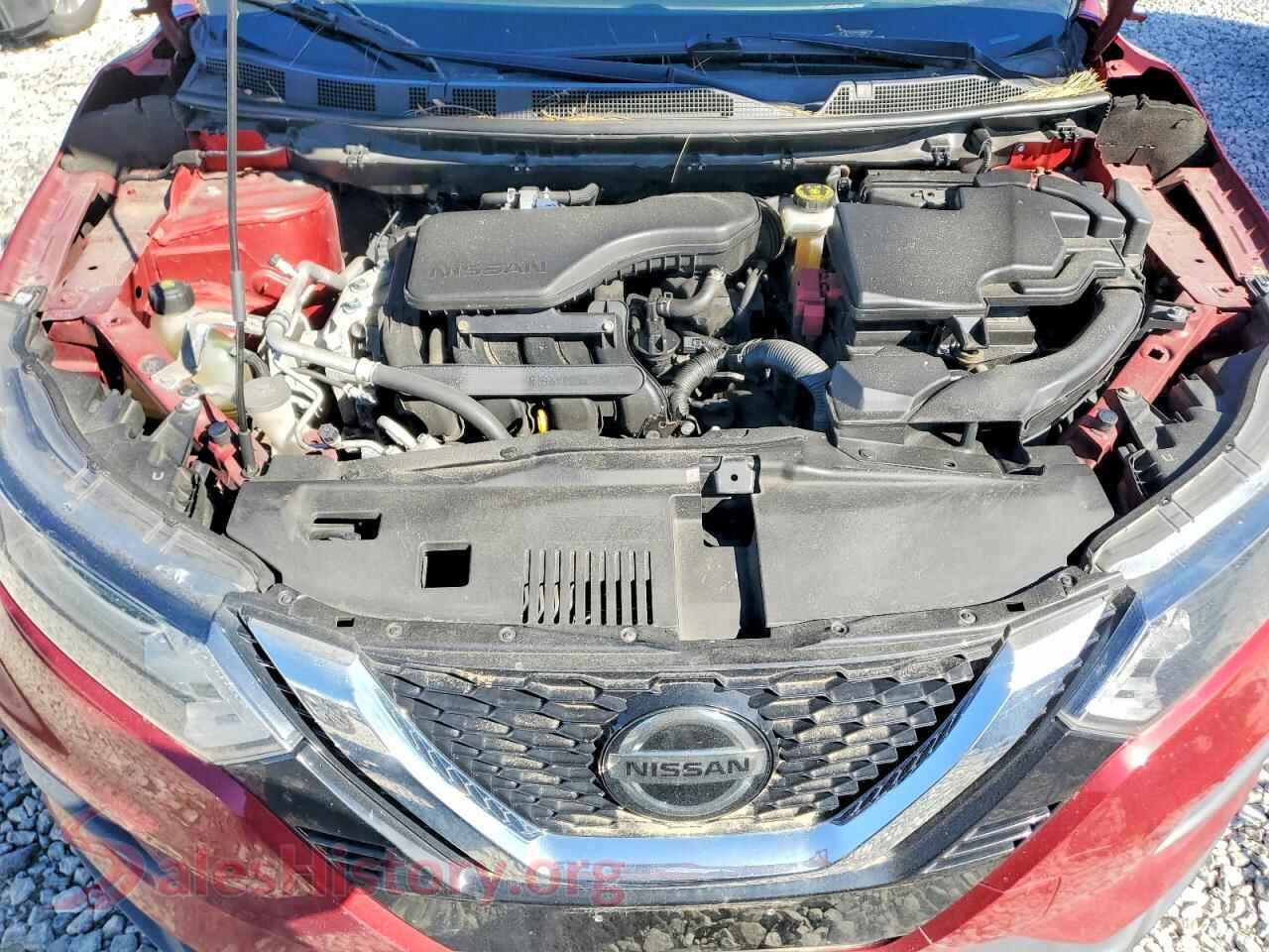 2020 NISSAN ROGUE VIN JN1BJ1CW2LW365392, VIN plate