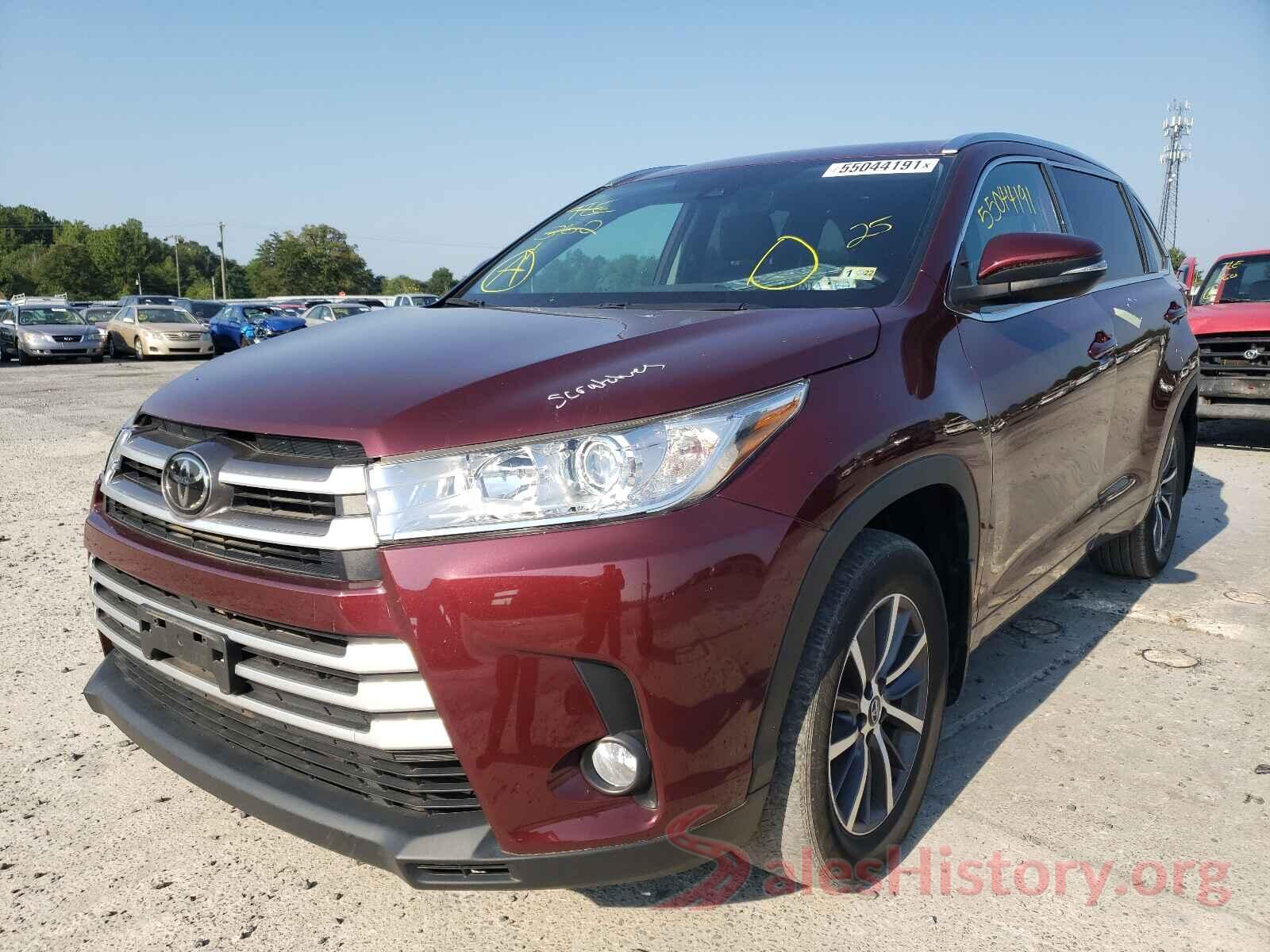 5TDJZRFH8JS492576 2018 TOYOTA HIGHLANDER