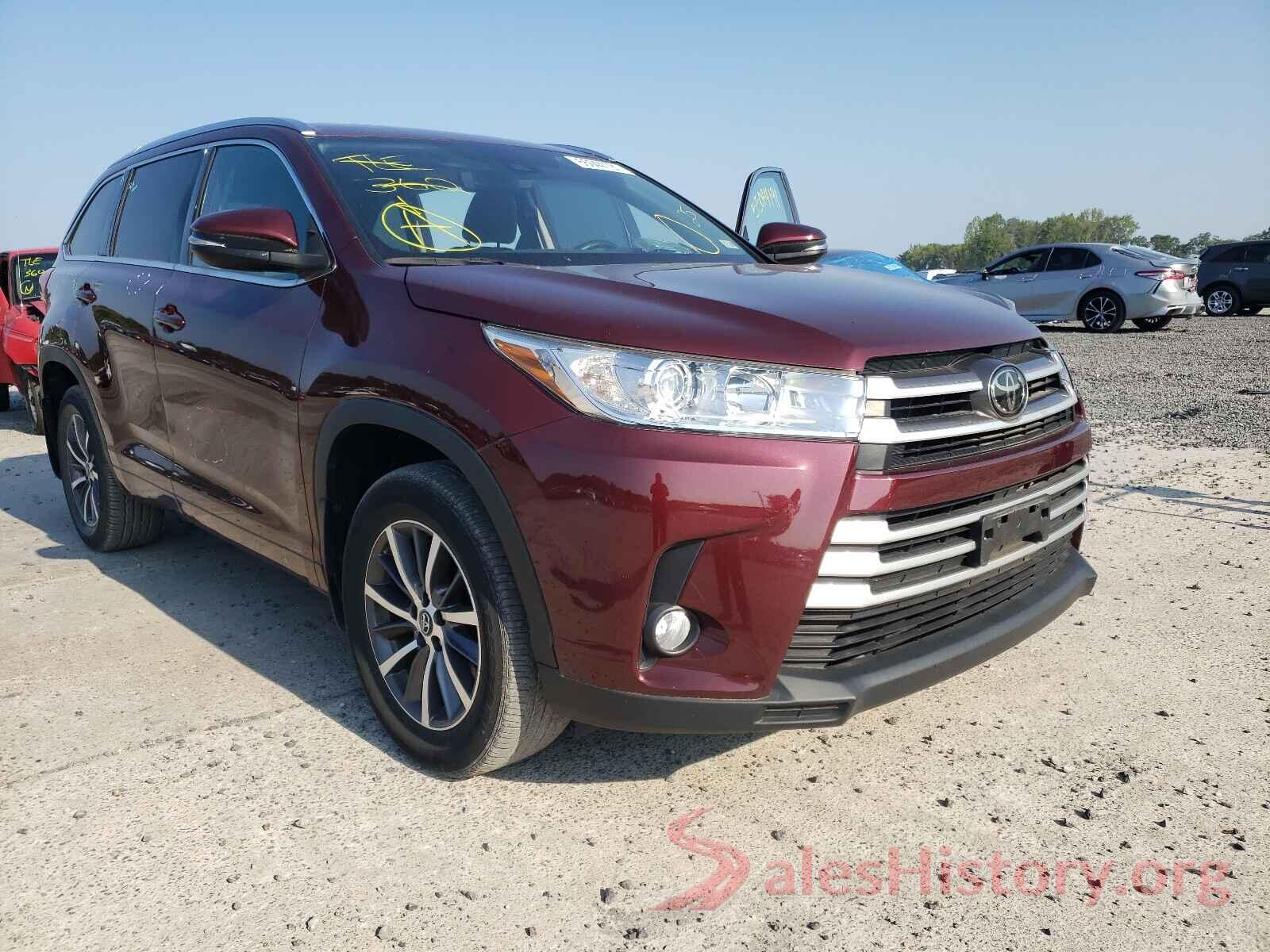 5TDJZRFH8JS492576 2018 TOYOTA HIGHLANDER