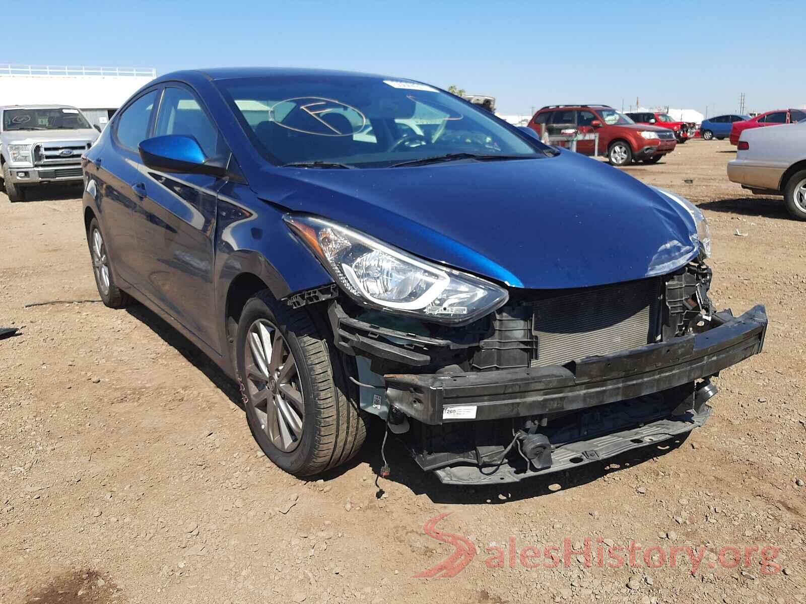 5NPDH4AE5GH780425 2016 HYUNDAI ELANTRA