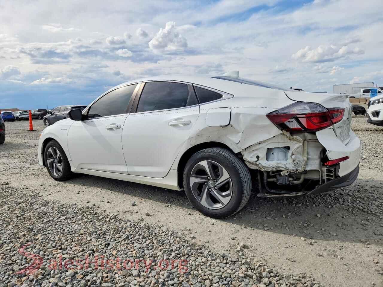 2019 HONDA INSIGHT VIN 19XZE4F54KE028283, front view