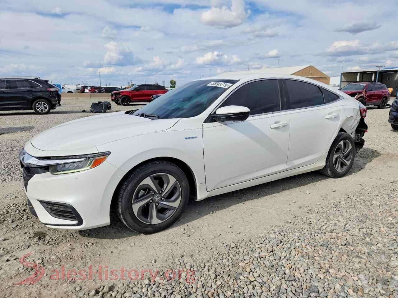 2019 HONDA INSIGHT VIN 19XZE4F54KE028283, auction photo