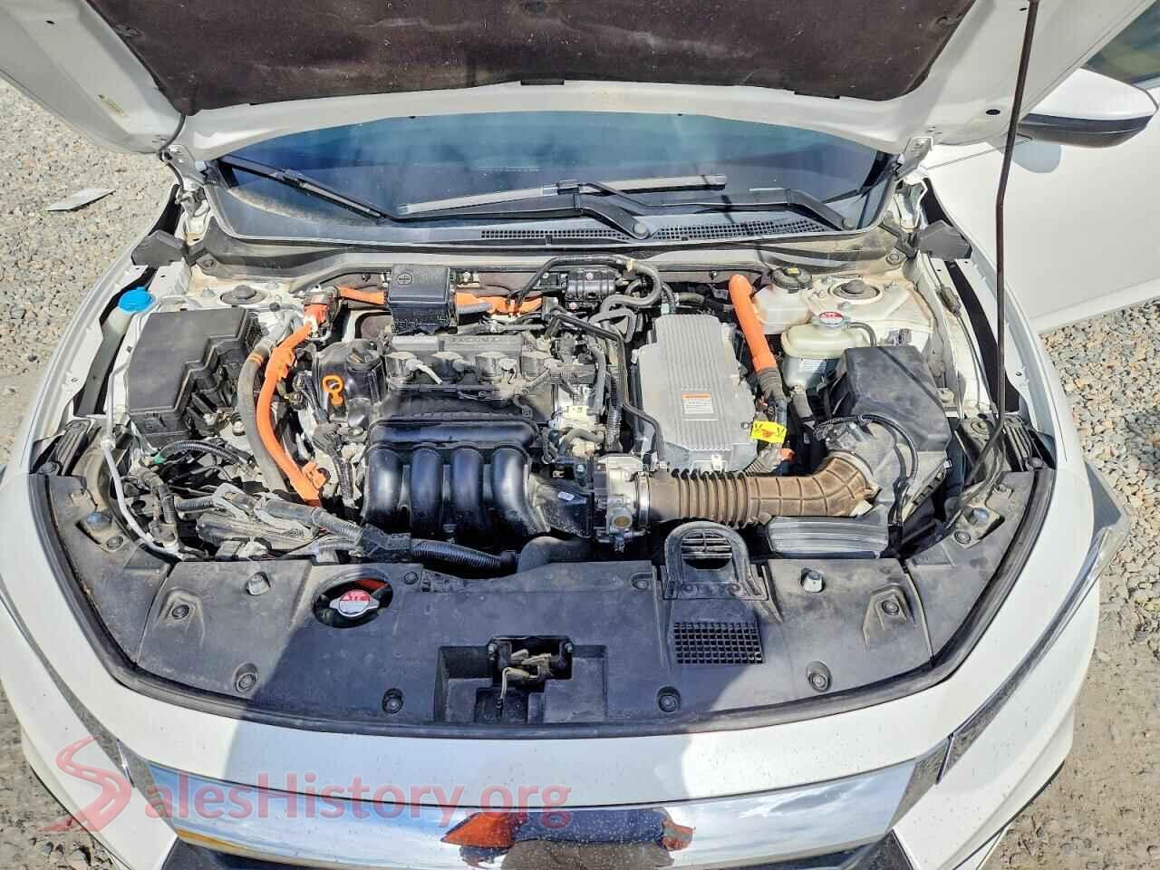 2019 HONDA INSIGHT VIN 19XZE4F54KE028283, VIN plate