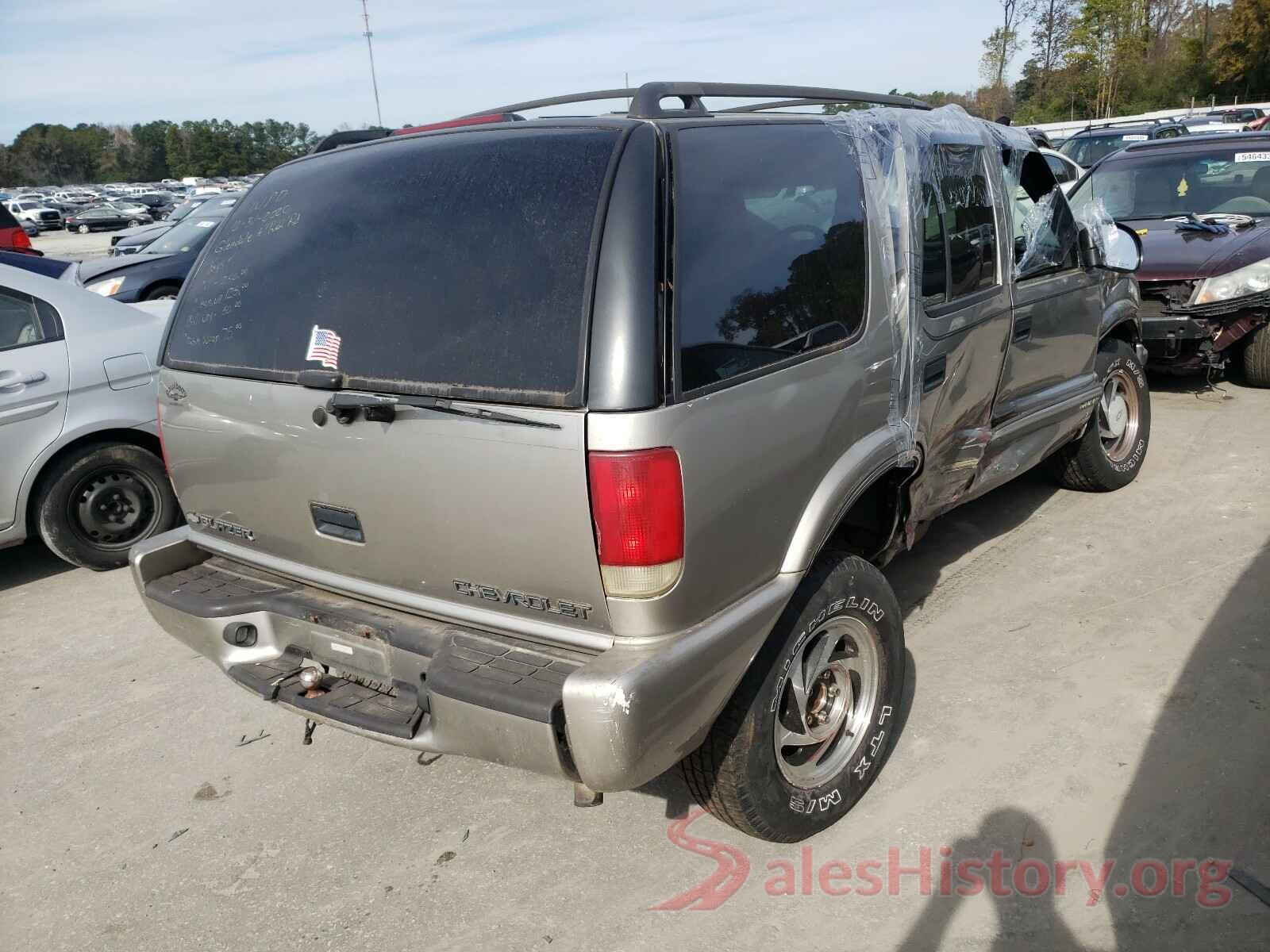 1GNDT13W7Y2213937 2000 CHEVROLET BLAZER