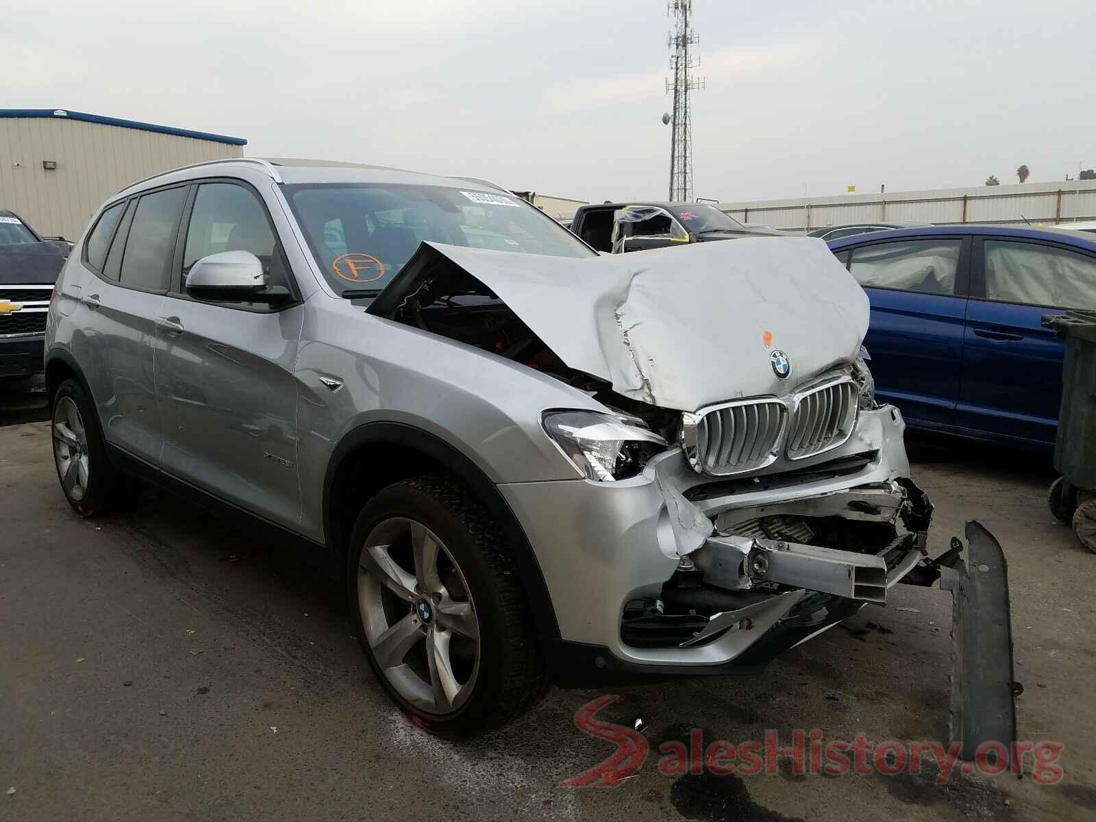 5UXWX9C35H0W80312 2017 BMW X3