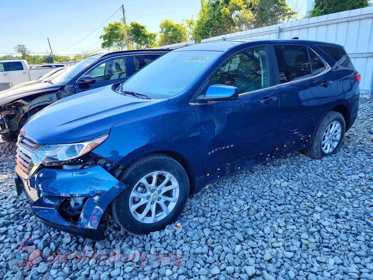2021 CHEVROLET EQUINOX VIN 3GNAXUEVXML305081, auction photo