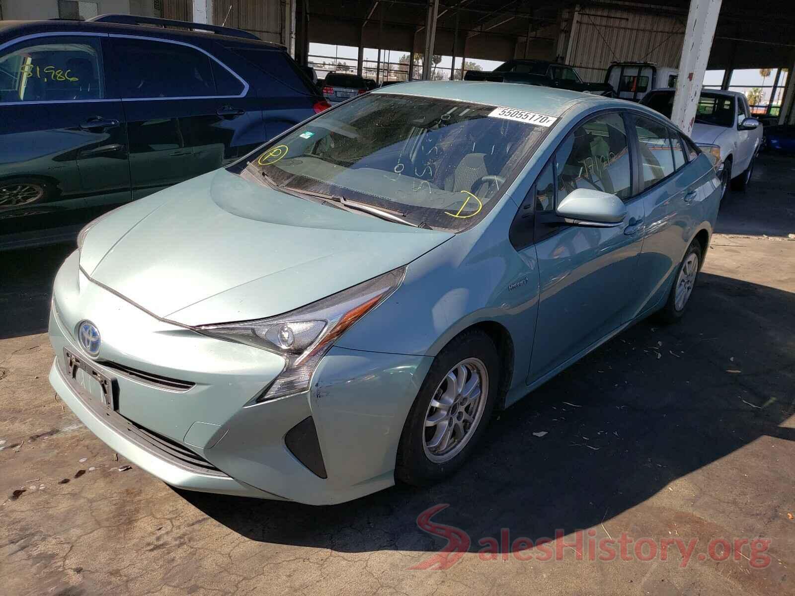 JTDKBRFU6H3038604 2017 TOYOTA PRIUS