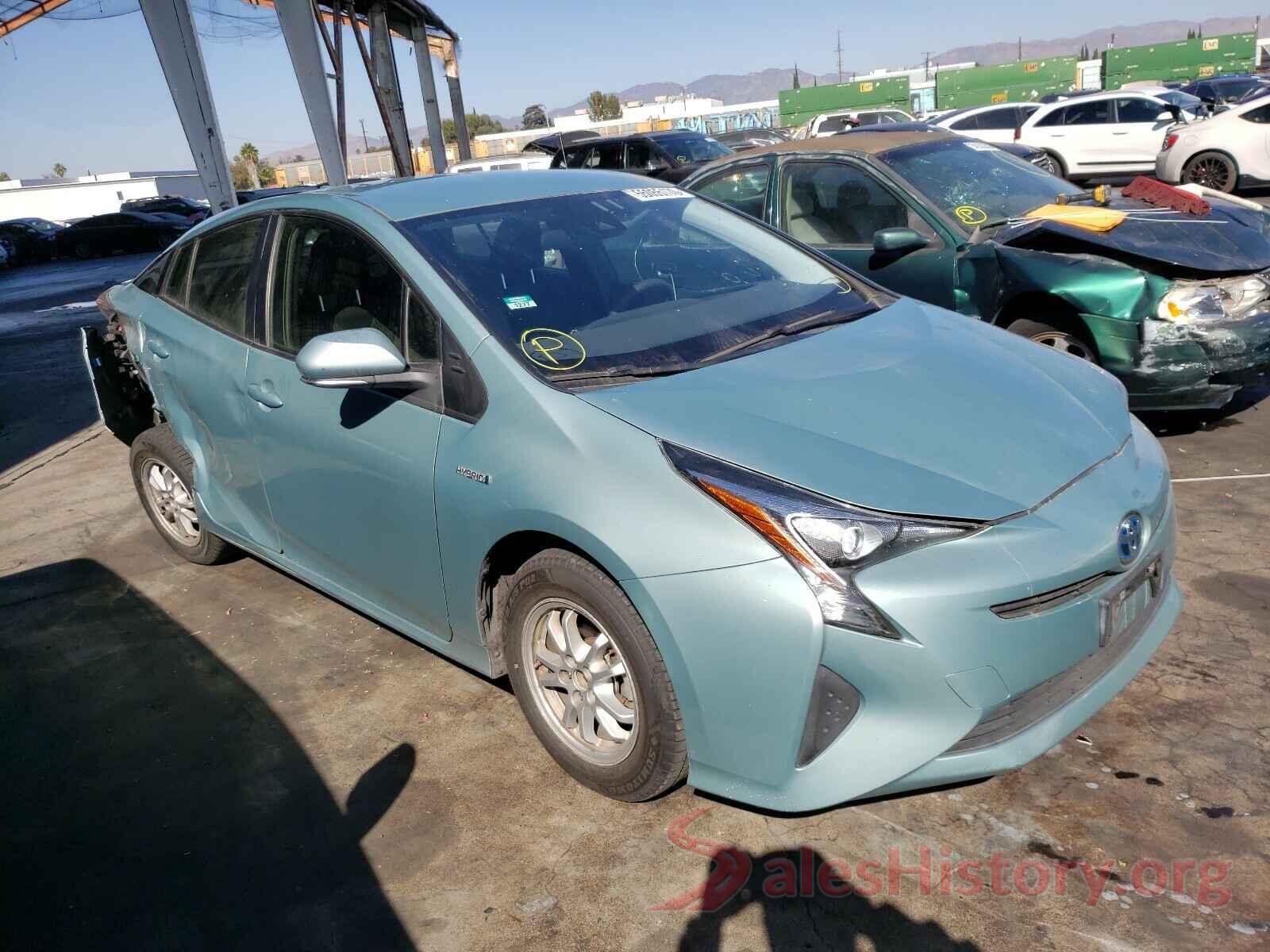 JTDKBRFU6H3038604 2017 TOYOTA PRIUS