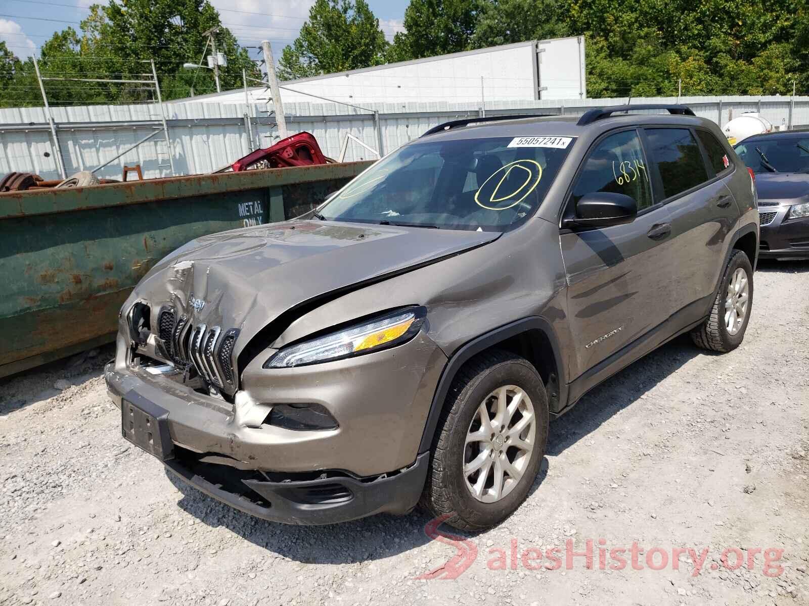 1C4PJMAB7GW349778 2016 JEEP CHEROKEE