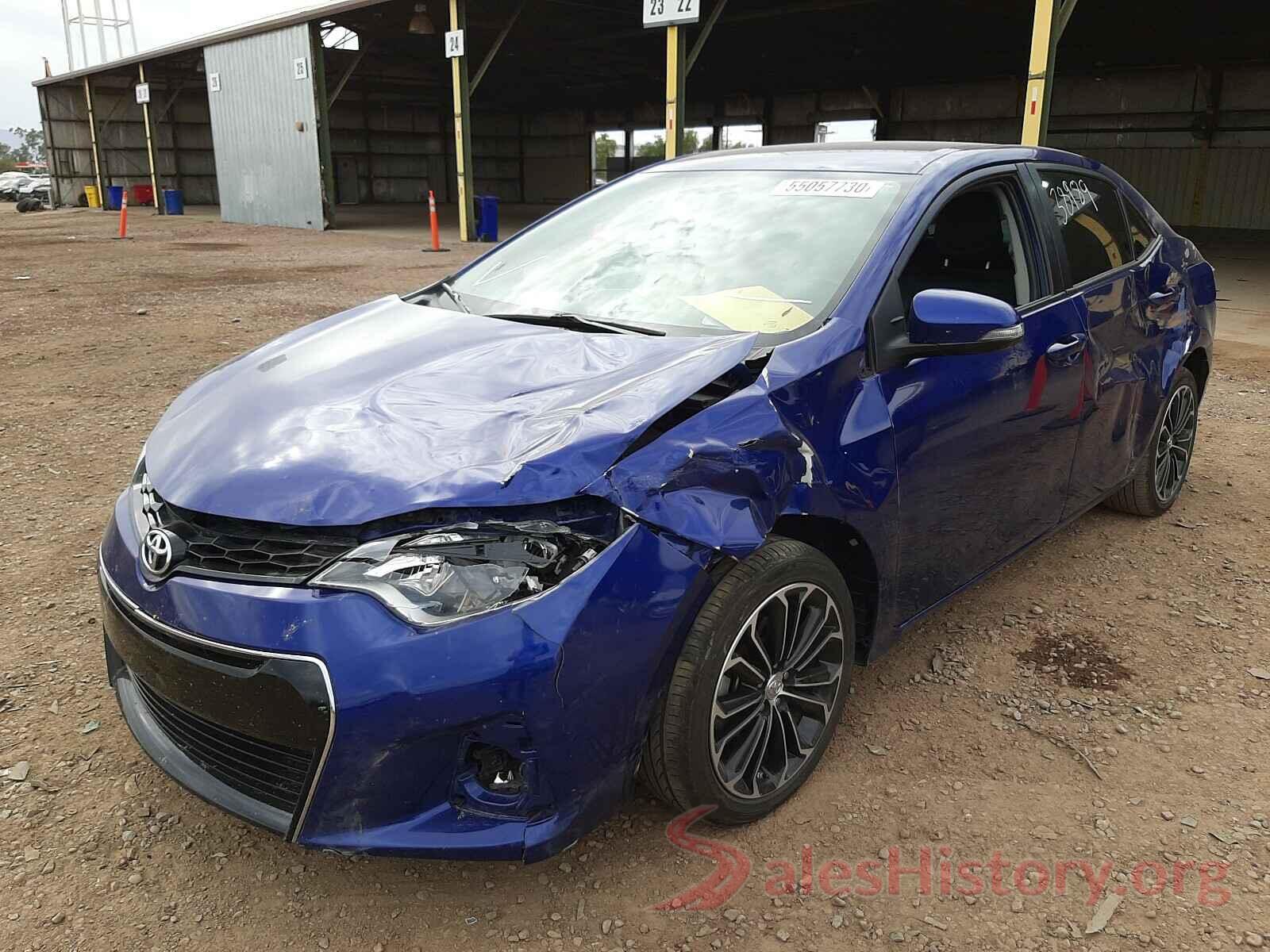 2T1BURHE1GC574284 2016 TOYOTA COROLLA