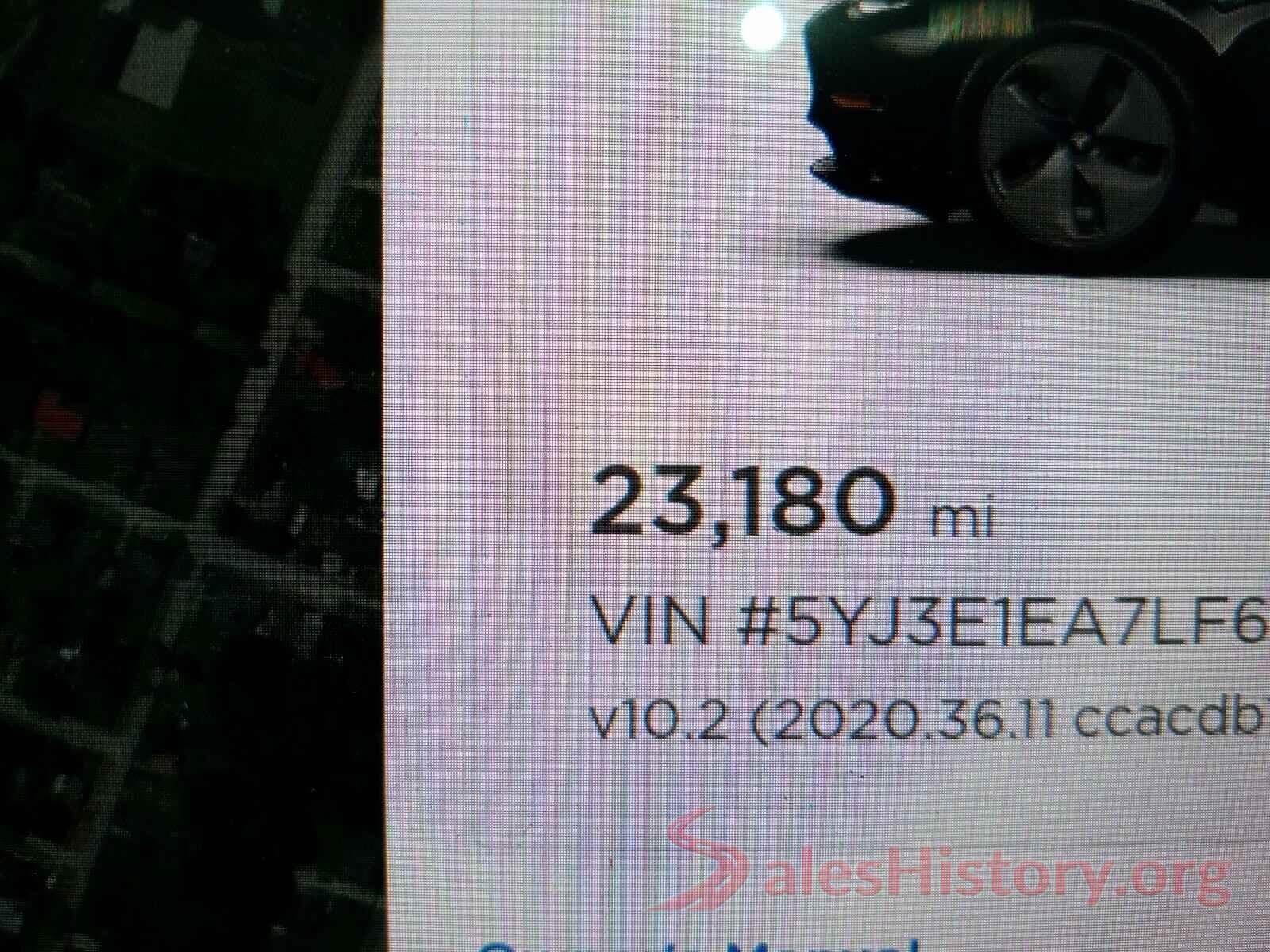 5YJ3E1EA7LF611302 2020 TESLA MODEL 3