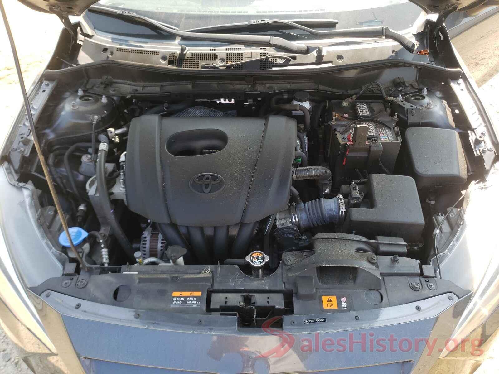 3MYDLBYV7HY161744 2017 TOYOTA YARIS