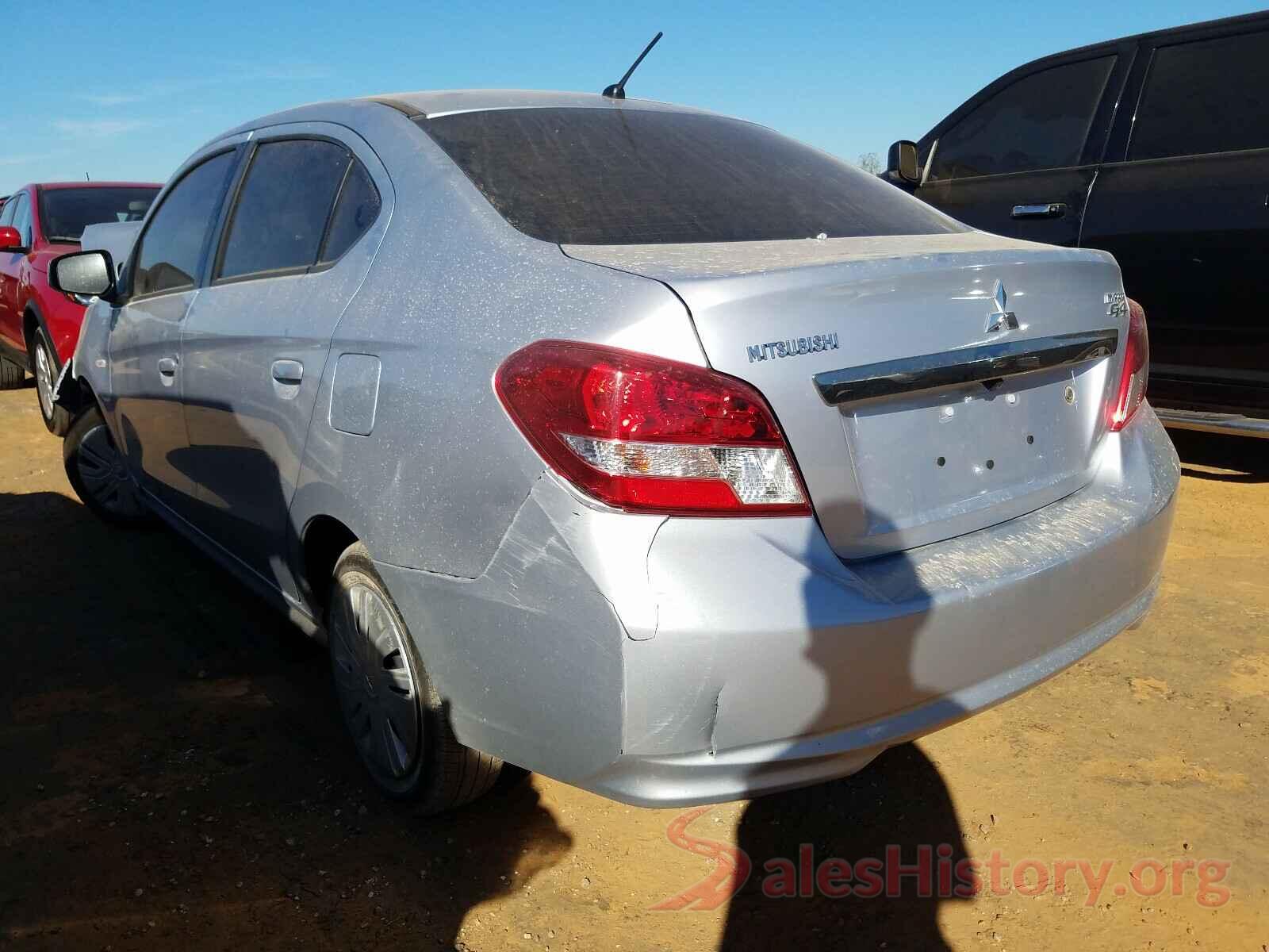 ML32F3FJ7KHF16262 2019 MITSUBISHI MIRAGE