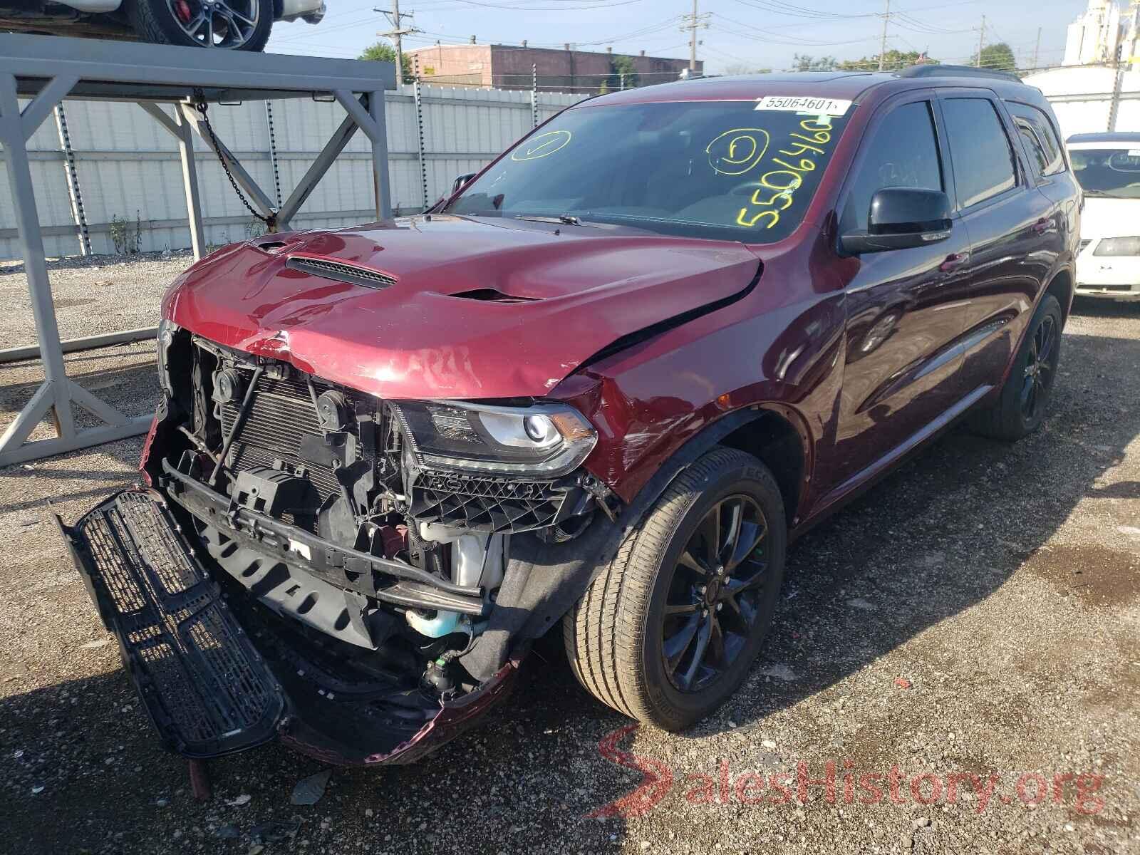 1C4RDJDG7JC219207 2018 DODGE DURANGO