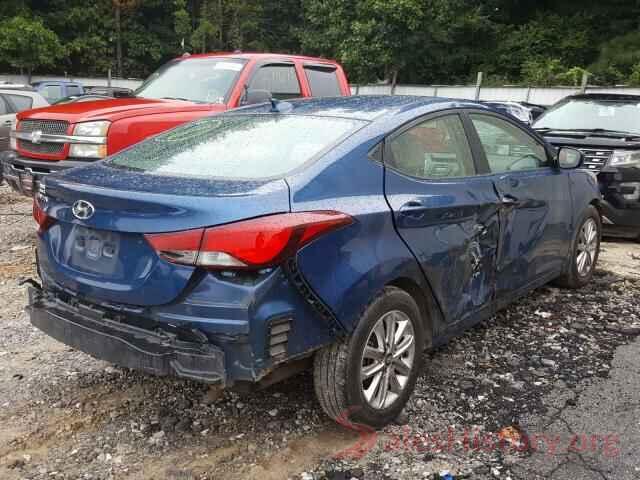 KMHDH4AE4GU585451 2016 HYUNDAI ELANTRA