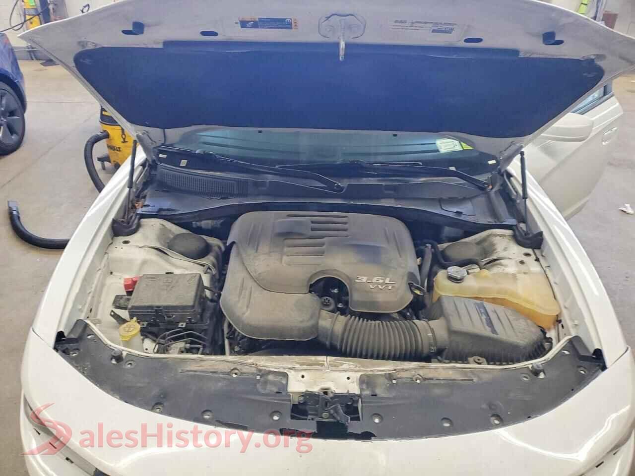 2022 DODGE CHARGER VIN 2C3CDXBG9NH234617, VIN plate